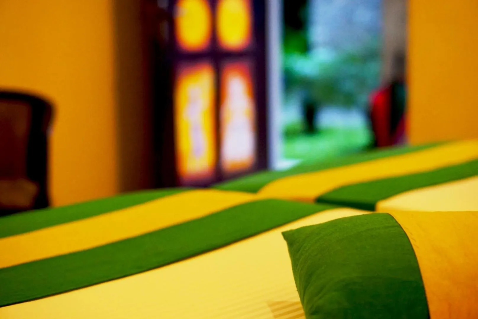 Bed in Serendip Stone Hotel and Bungalow