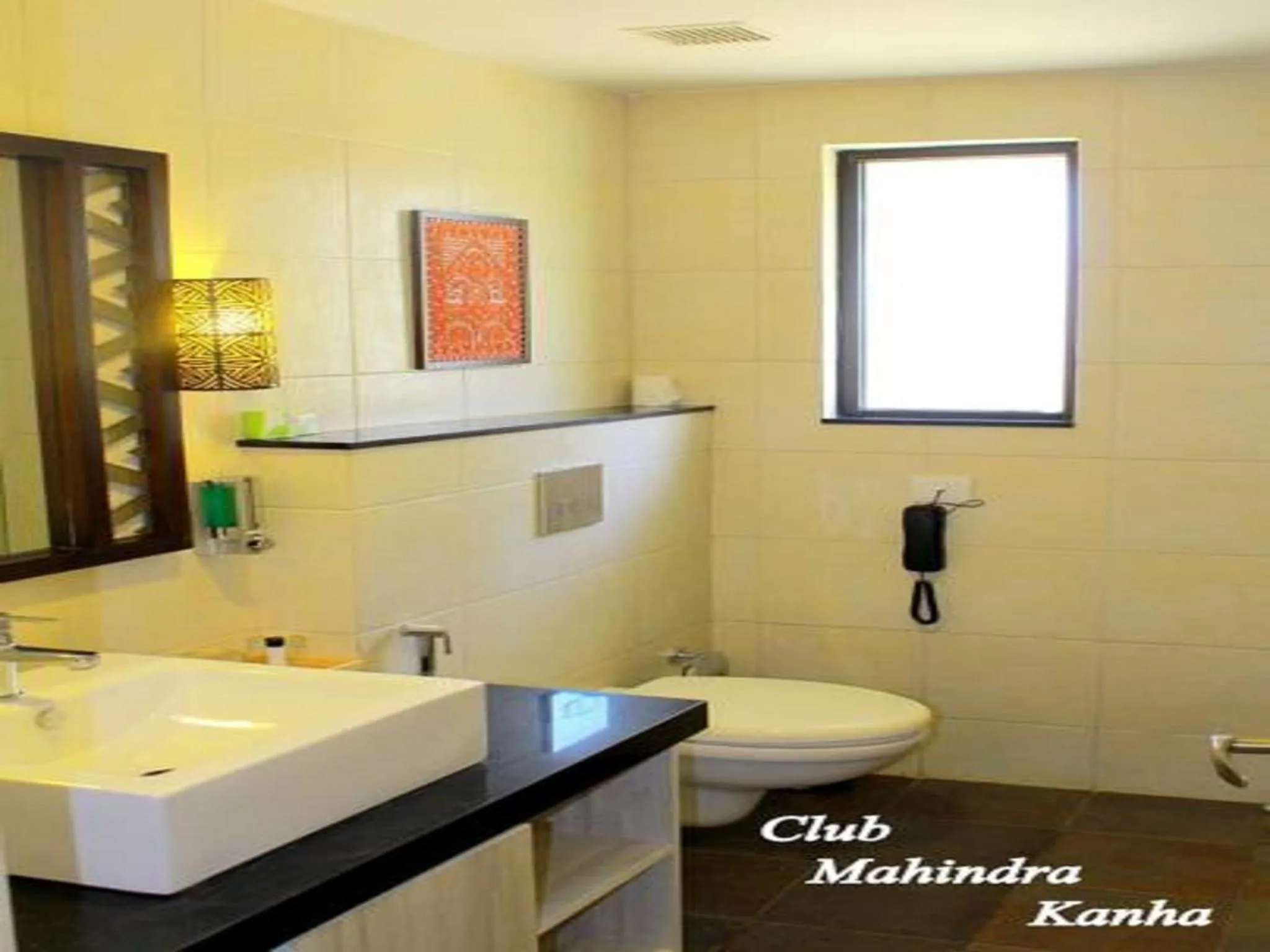 Bathroom in Club Mahindra Kanha