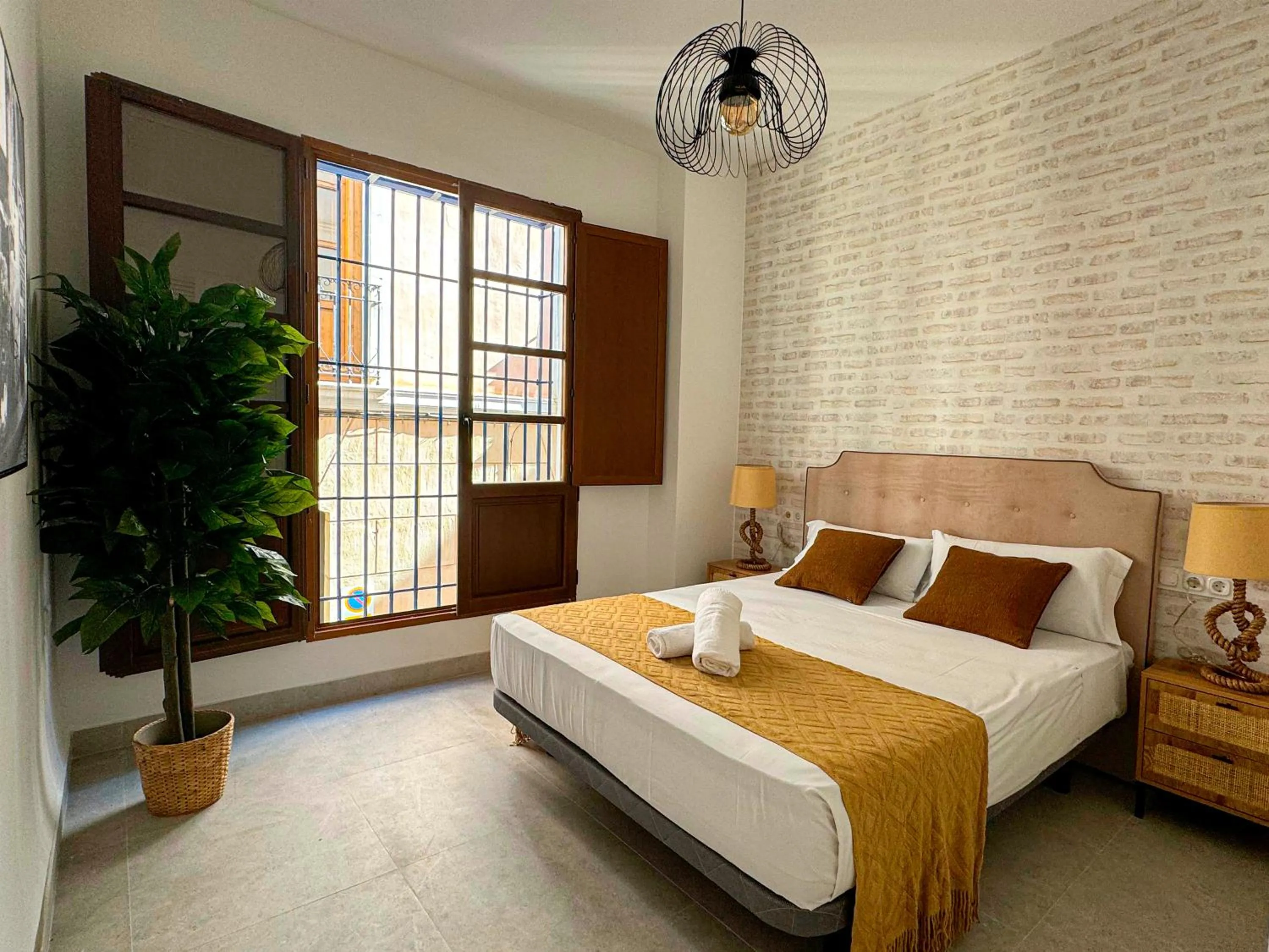 Bed in Apartamentos Plaza San Agustín 3000