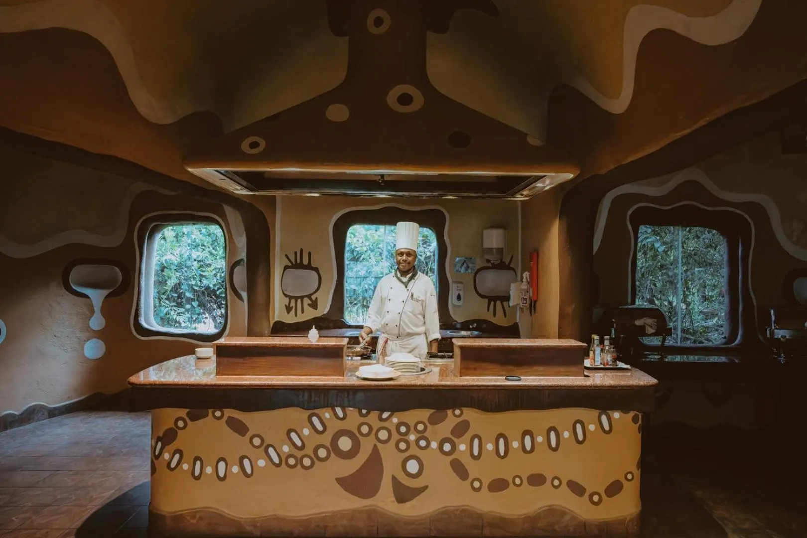 kitchen in Mara Serena Safari Lodge