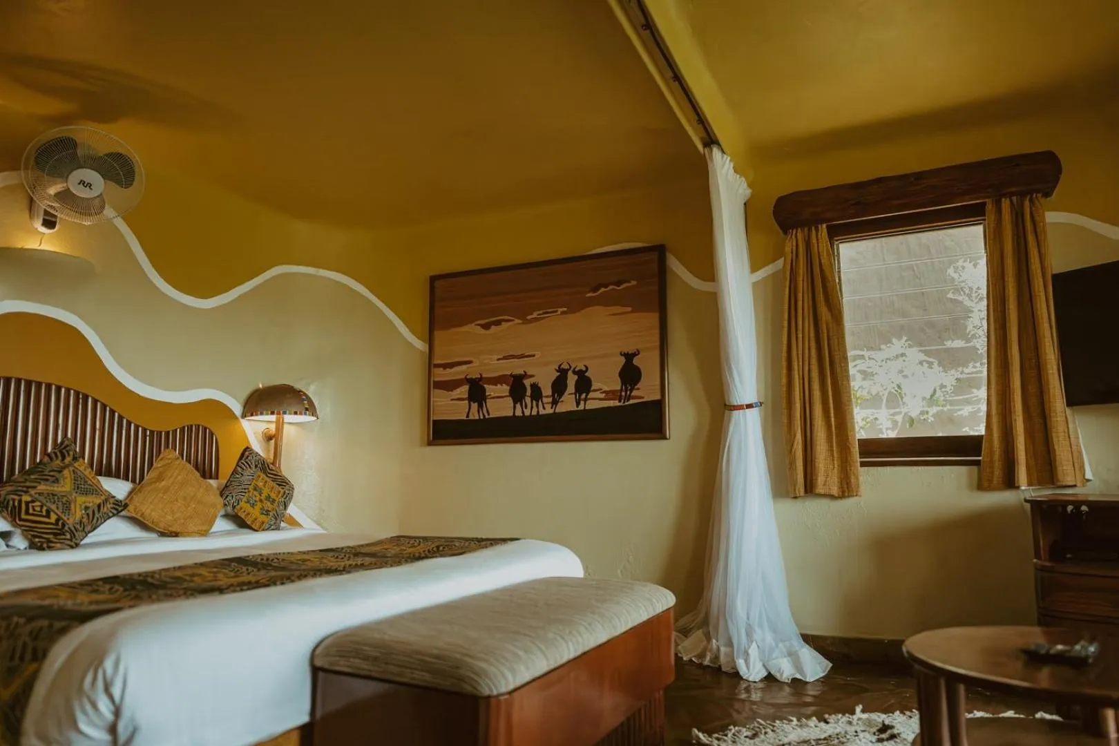 Bed in Mara Serena Safari Lodge