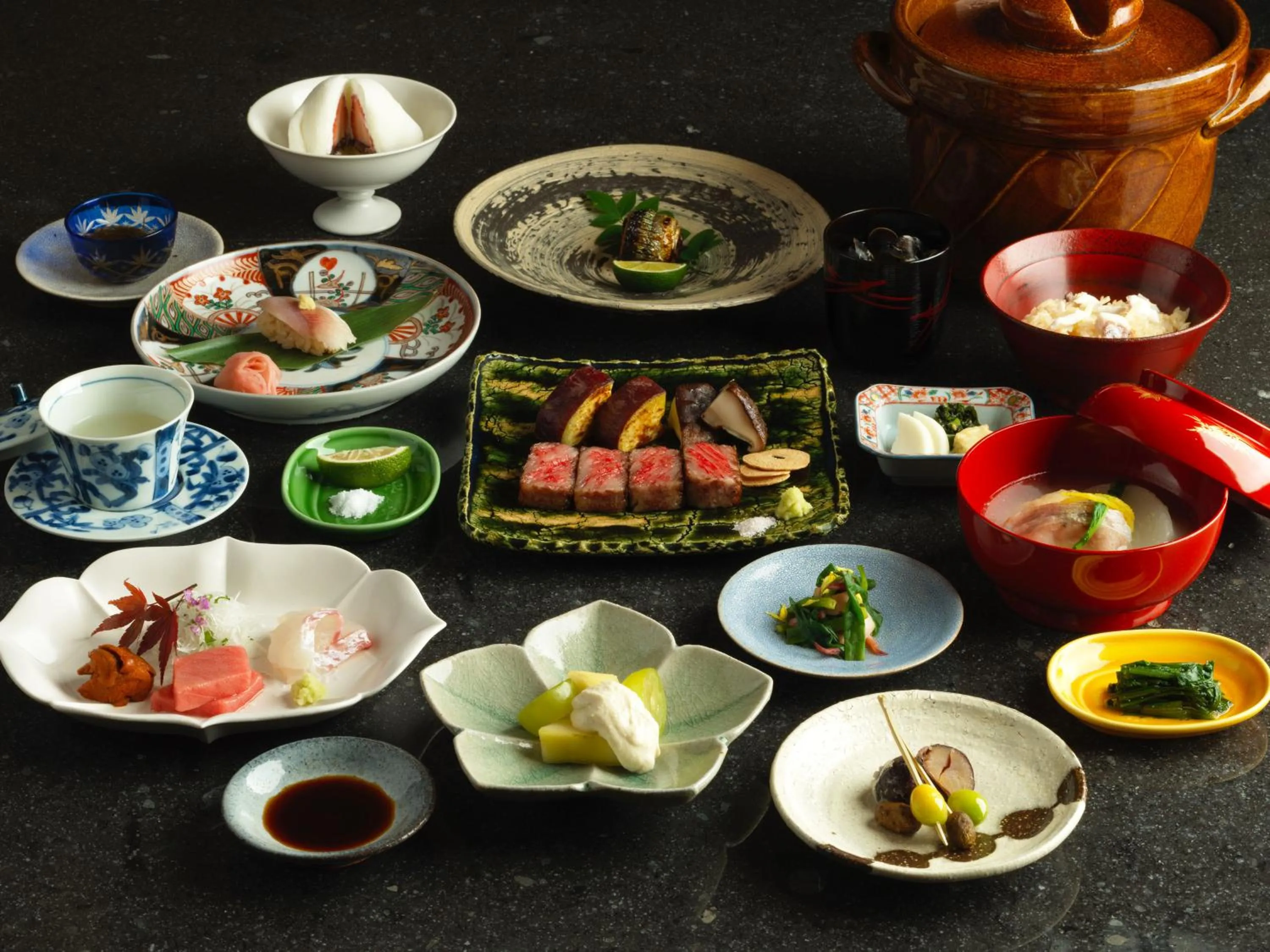 Food in Kumamoto Hotel Castle