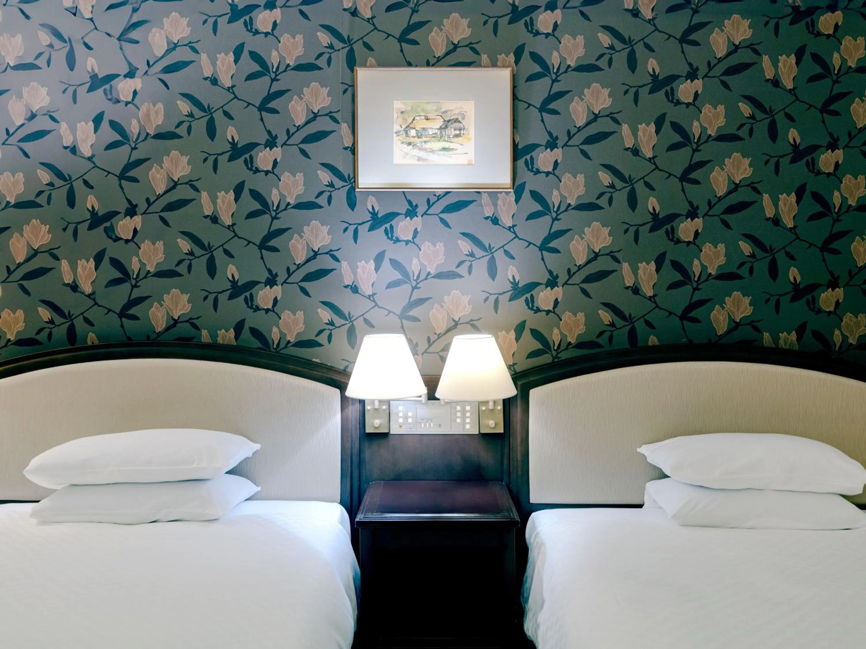 Bed in Kumamoto Hotel Castle