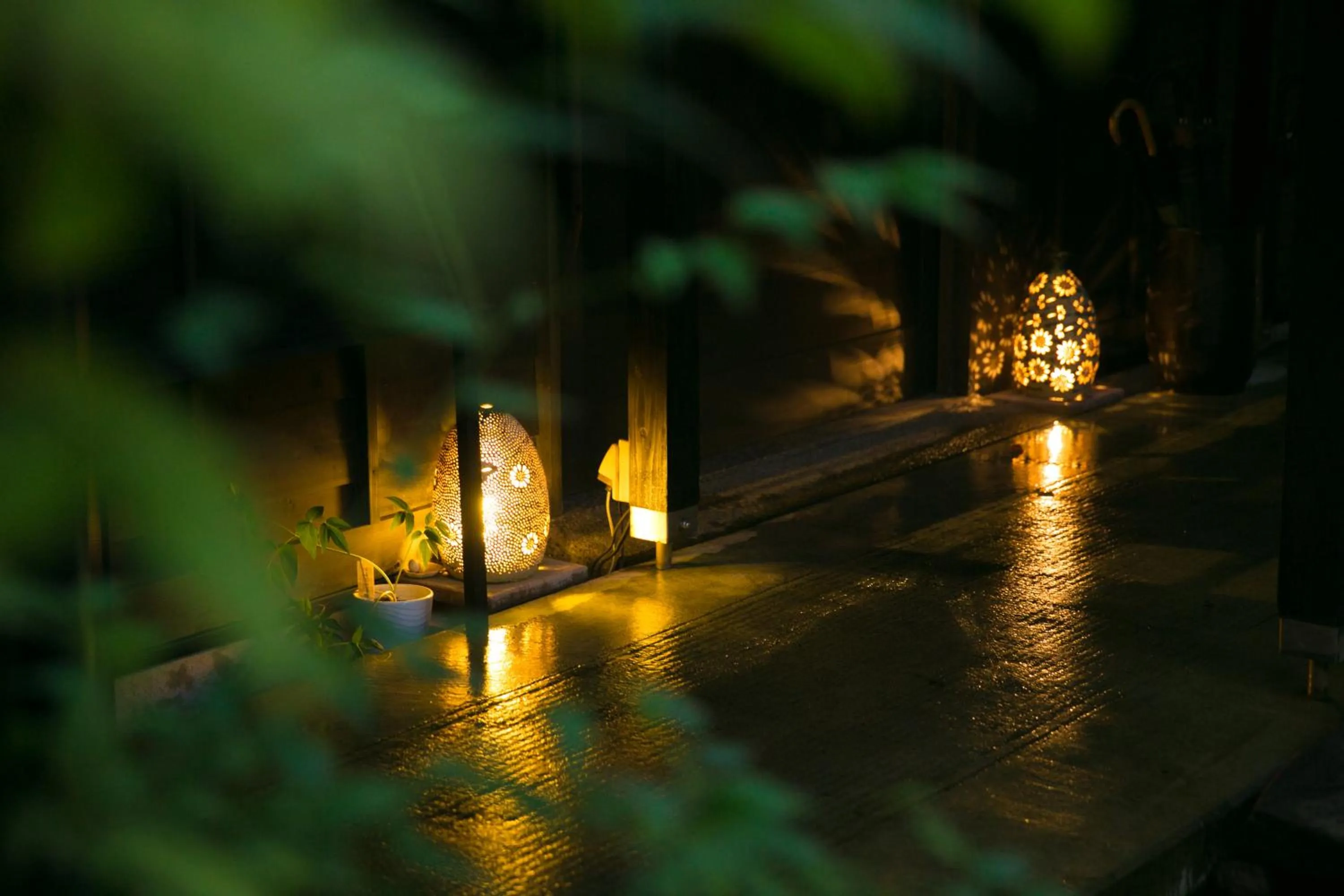 Decorative detail in Yufuin Kaze no Mori