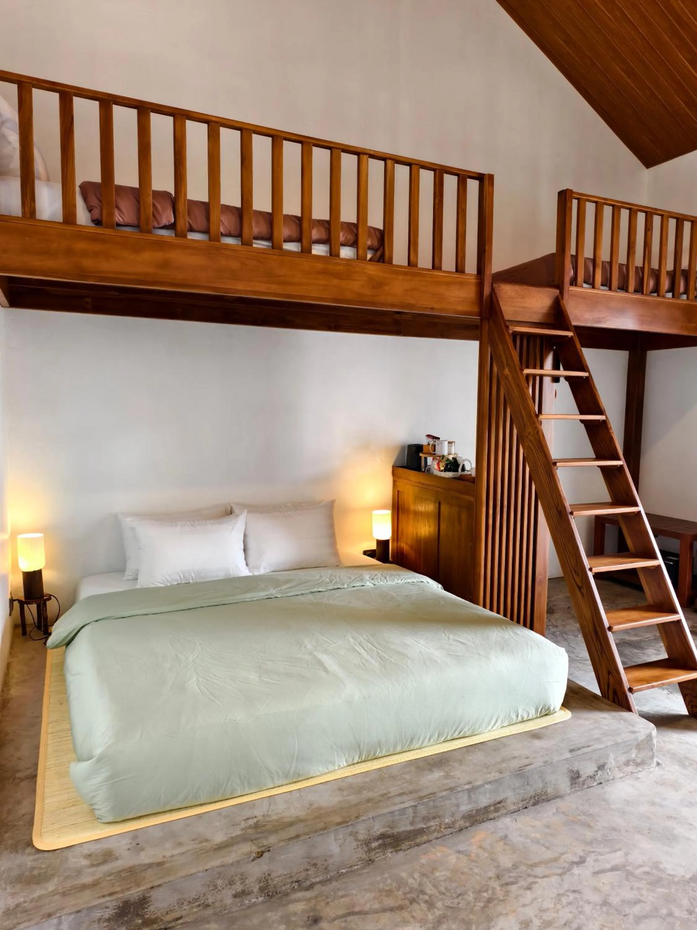 Bed in Sadi Beach House