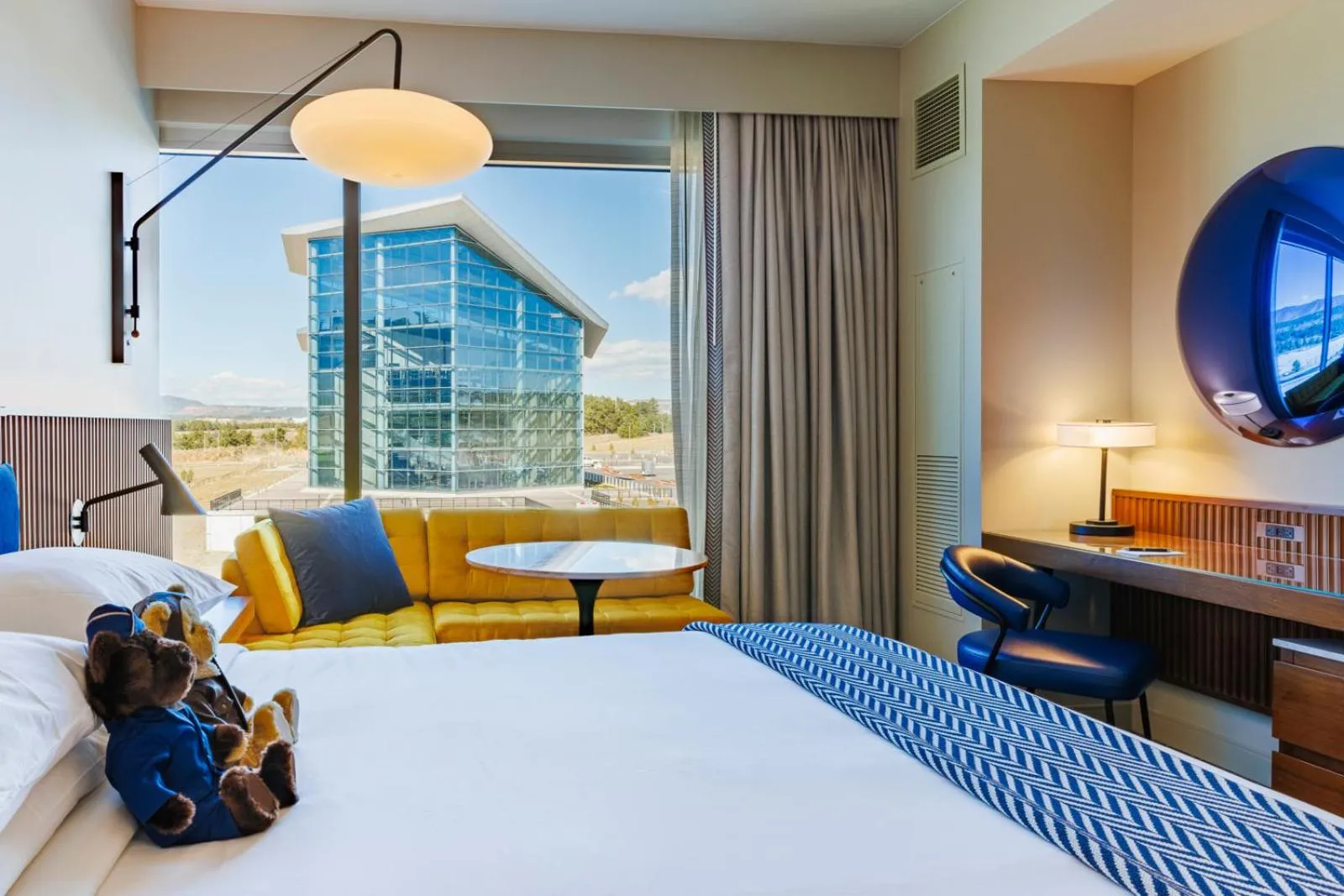 Bed in Hotel Polaris