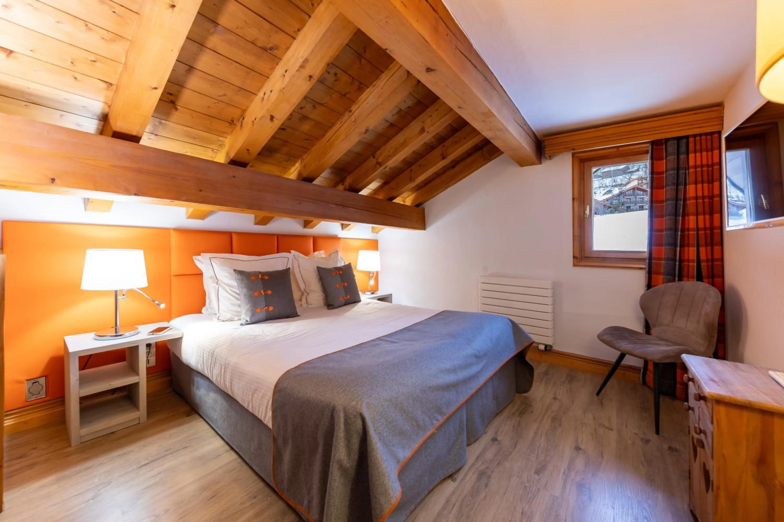Bedroom, Bed in Hôtel Saint-Martin
