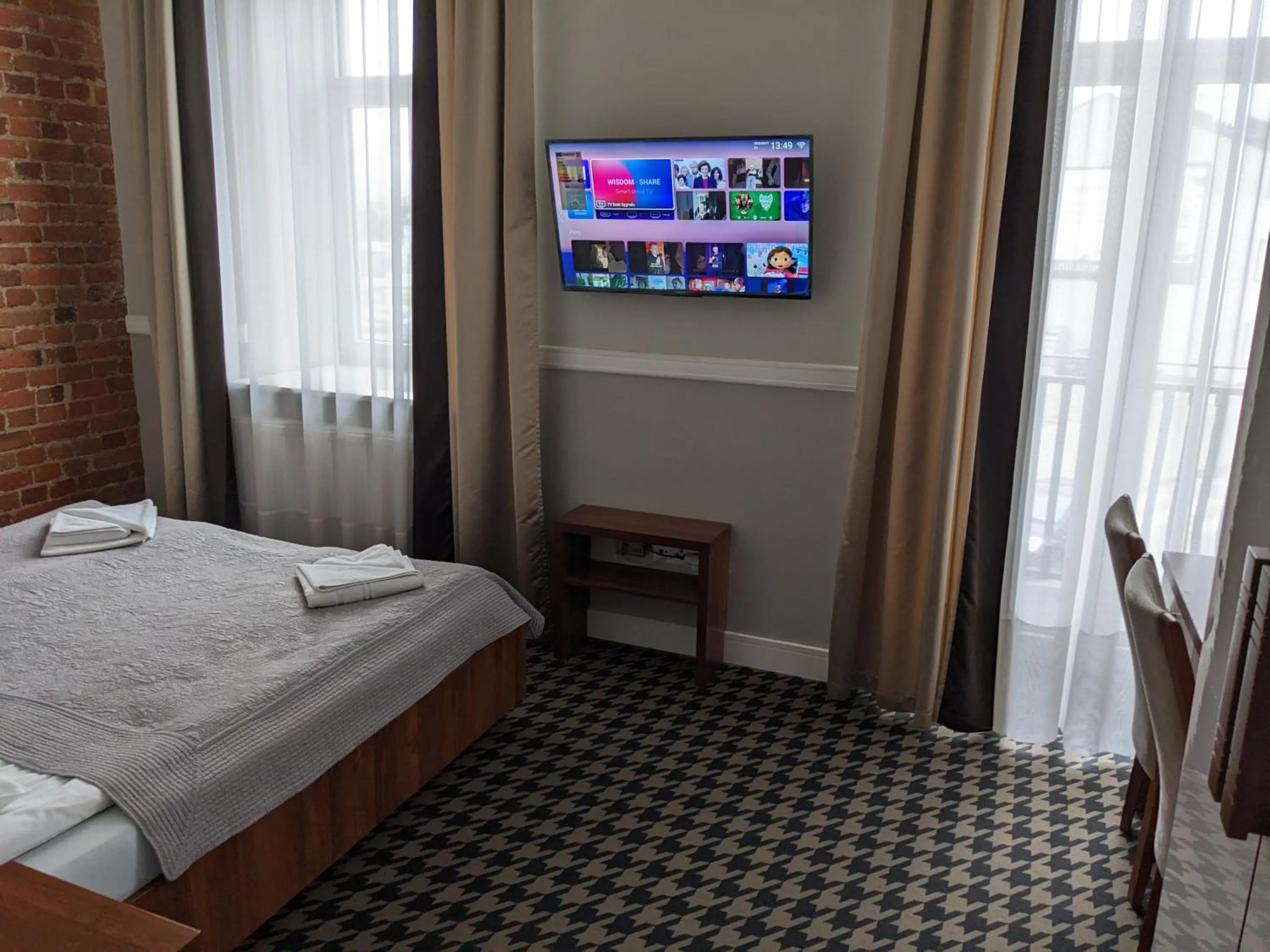 Bed in Hotel Kamienica