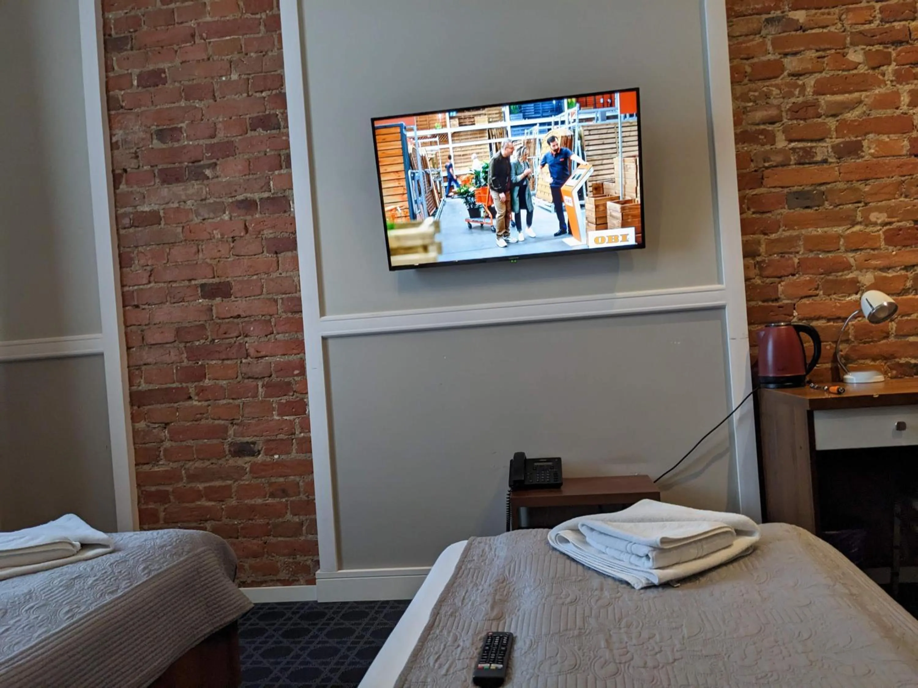 Bed in Hotel Kamienica