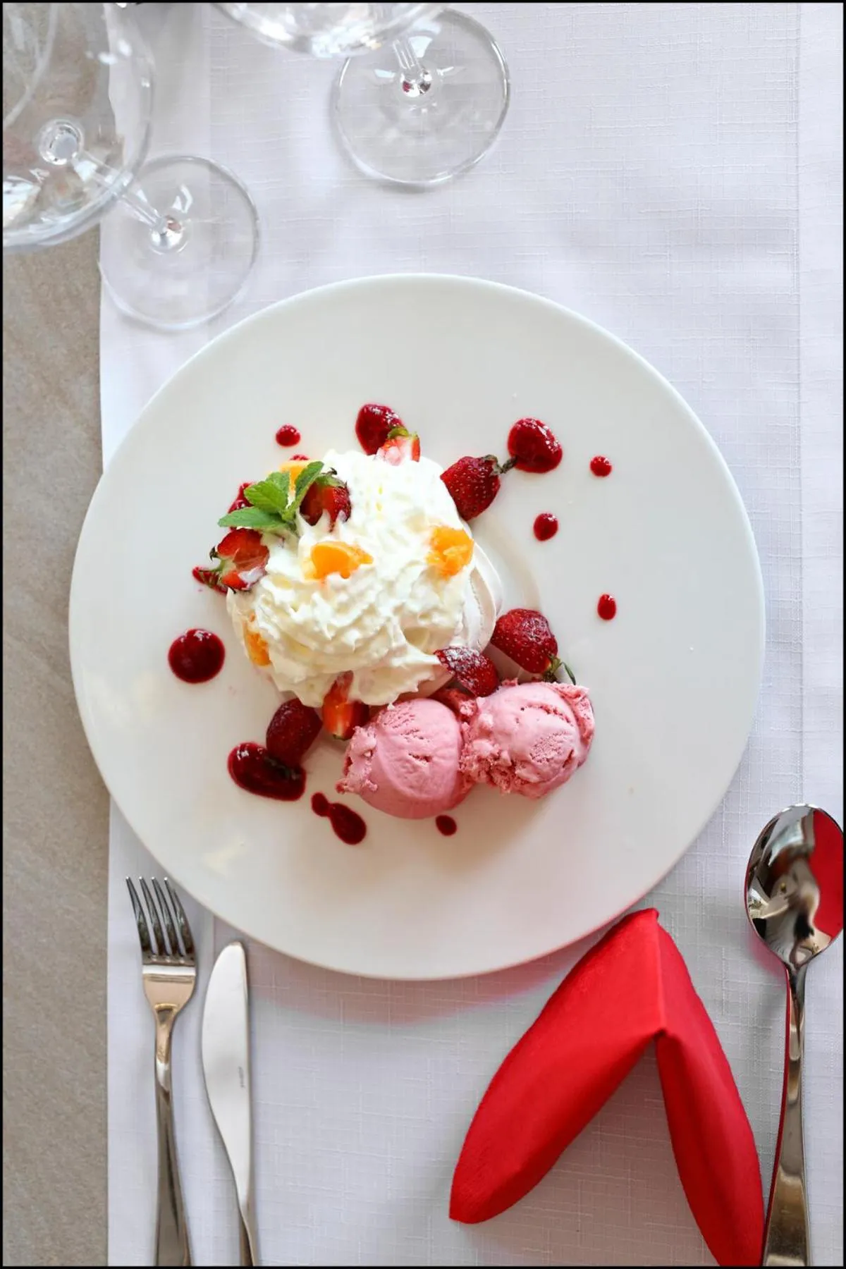 Food close-up in Hotel Kamienica