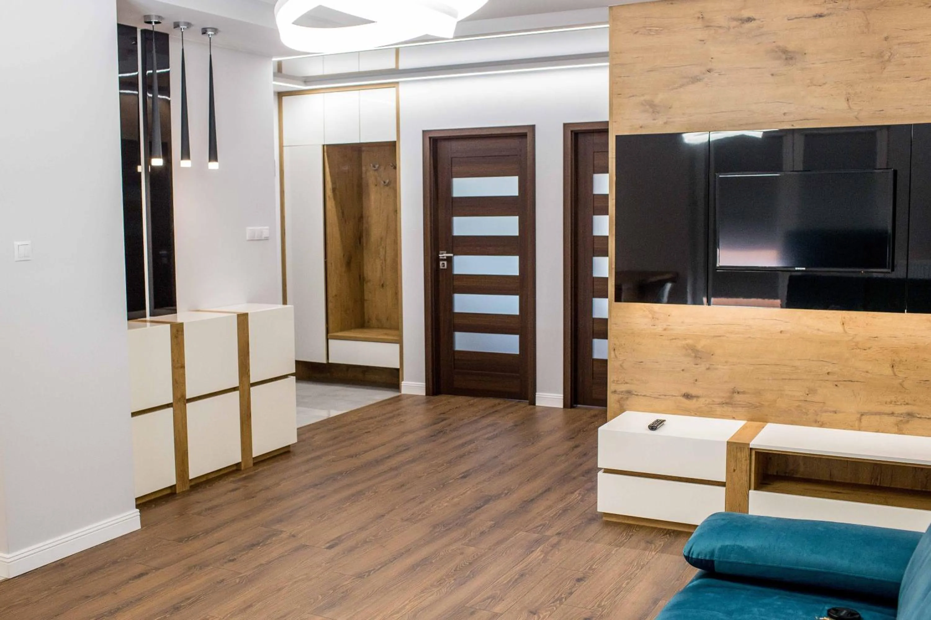 Communal lounge/ TV room in Hotel Kamienica