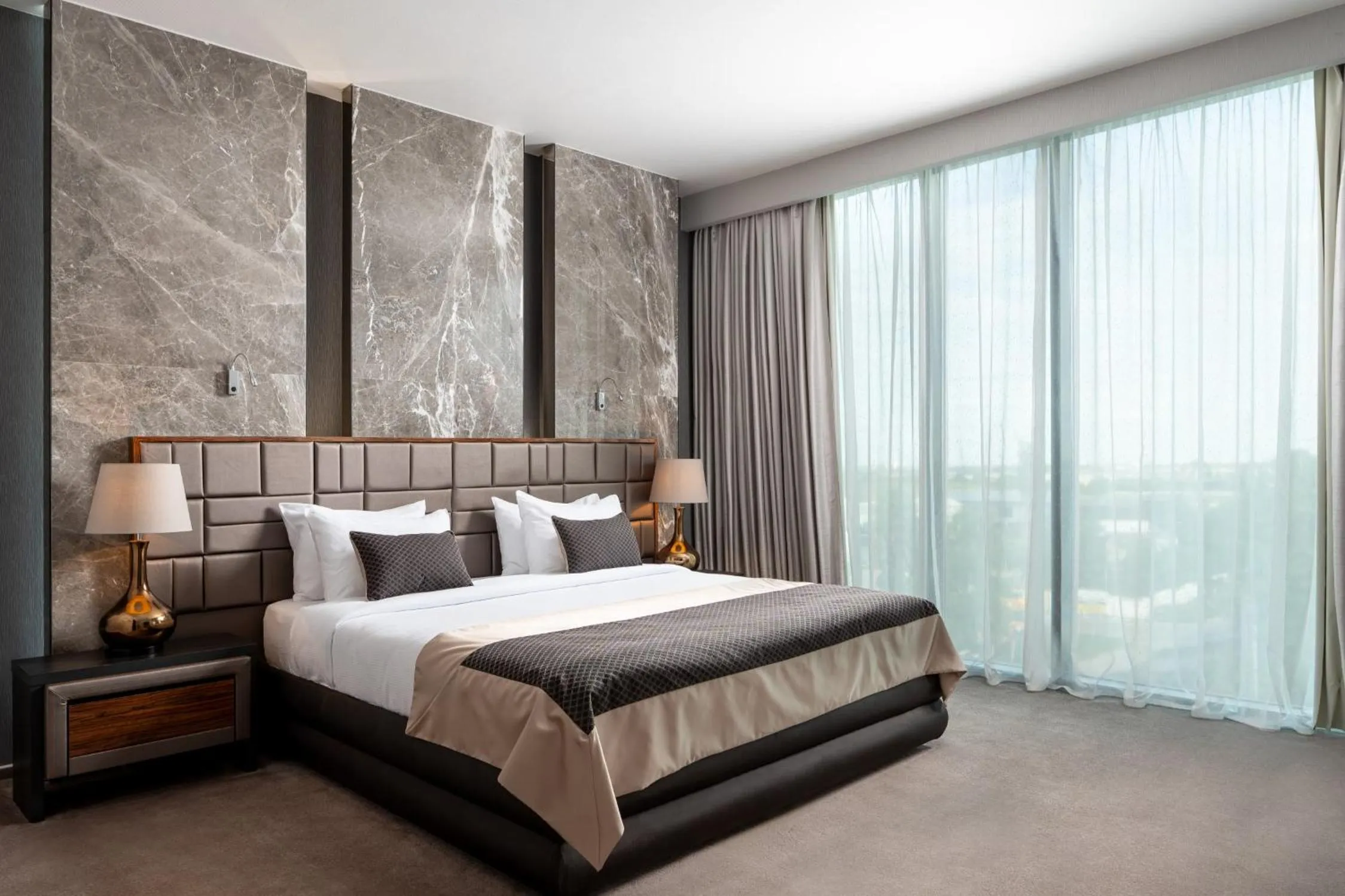 Bed in Sky Blue Hotel & Spa