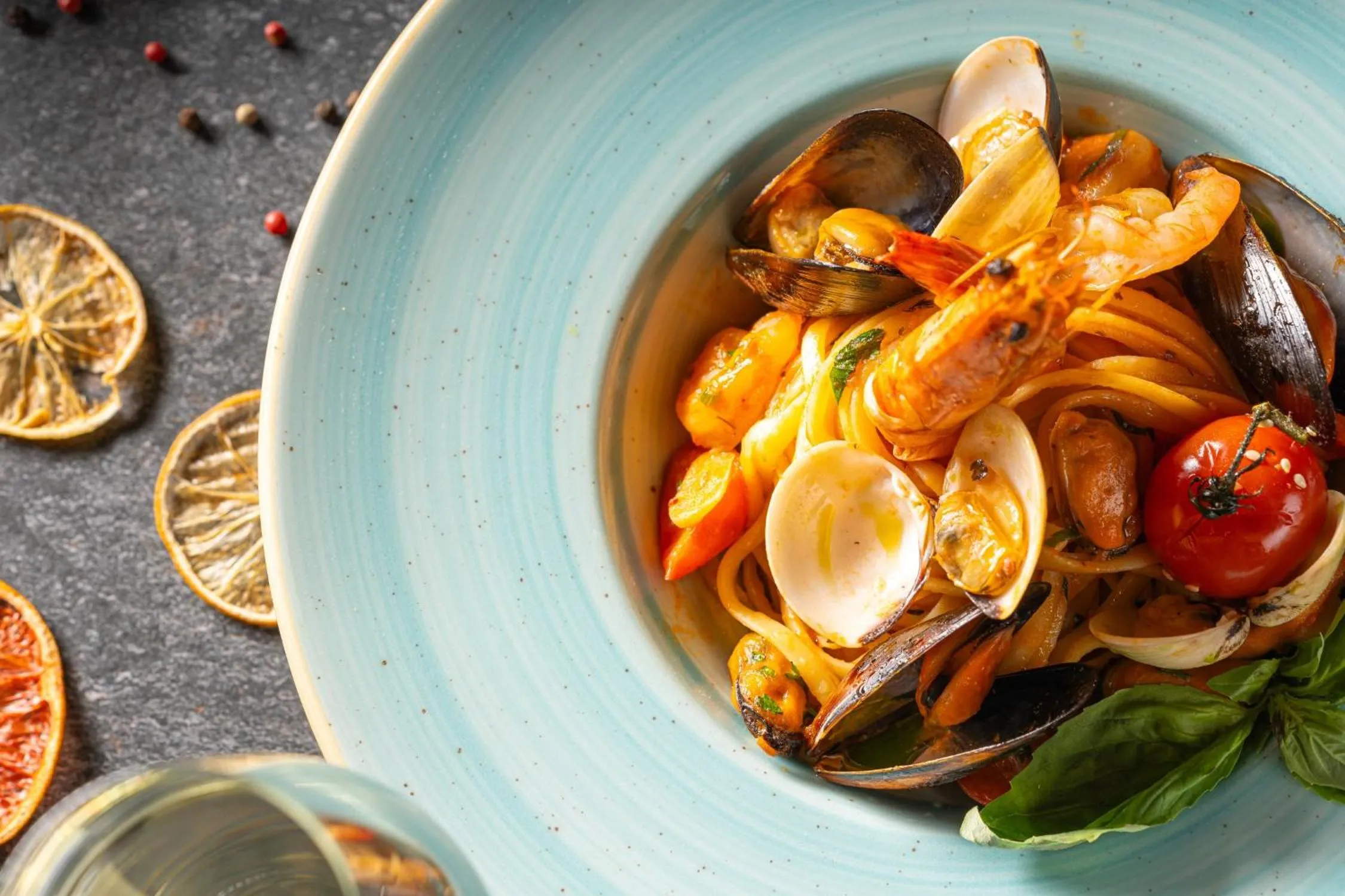 Food in Sky Blue Hotel & Spa