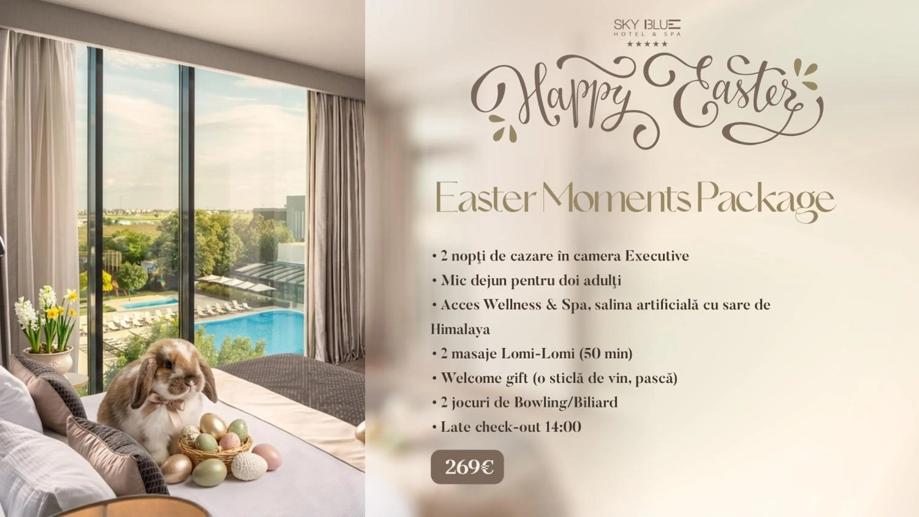 Property logo or sign in Sky Blue Hotel & Spa