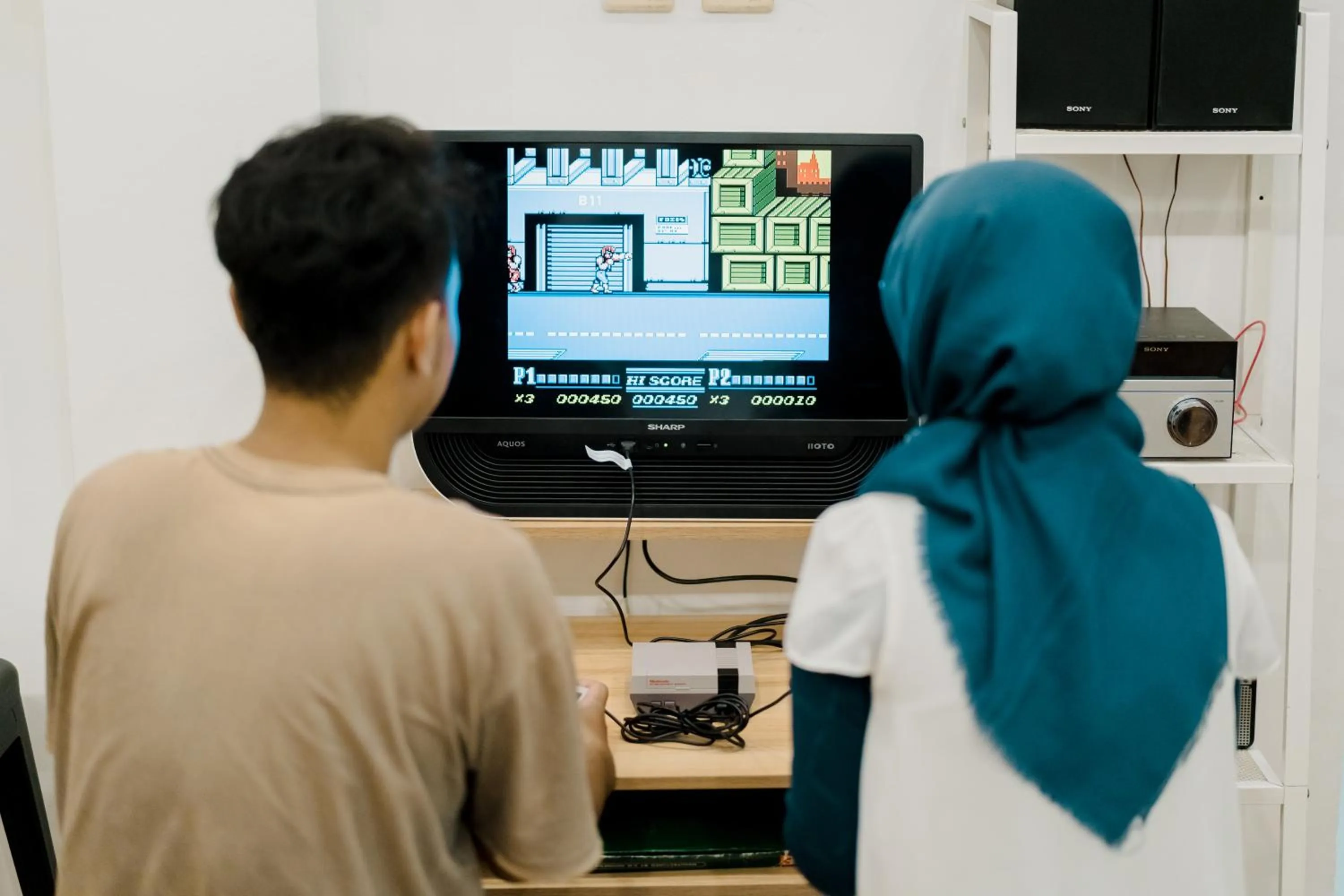Communal lounge/ TV room in OstiC House