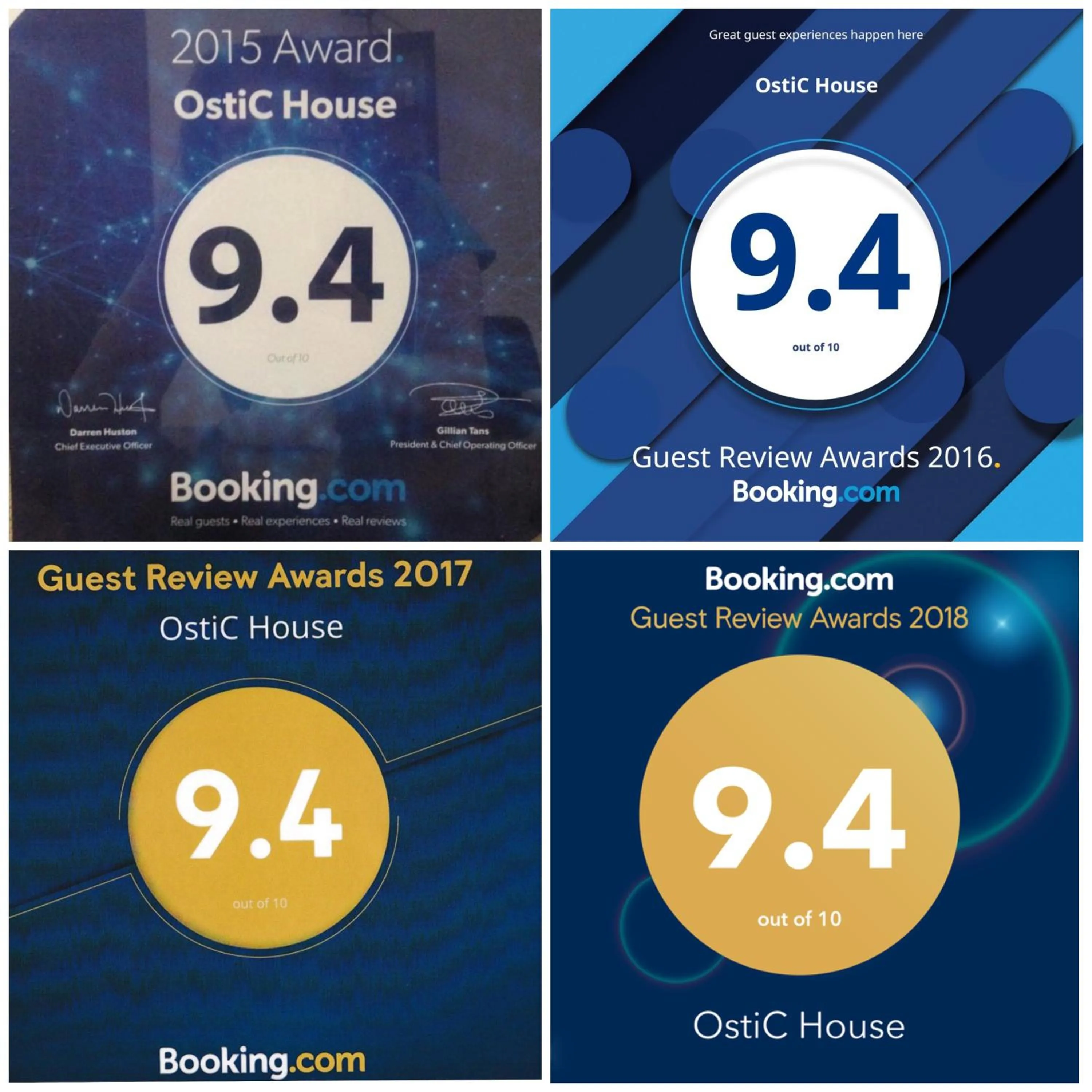 Logo/Certificate/Sign in OstiC House