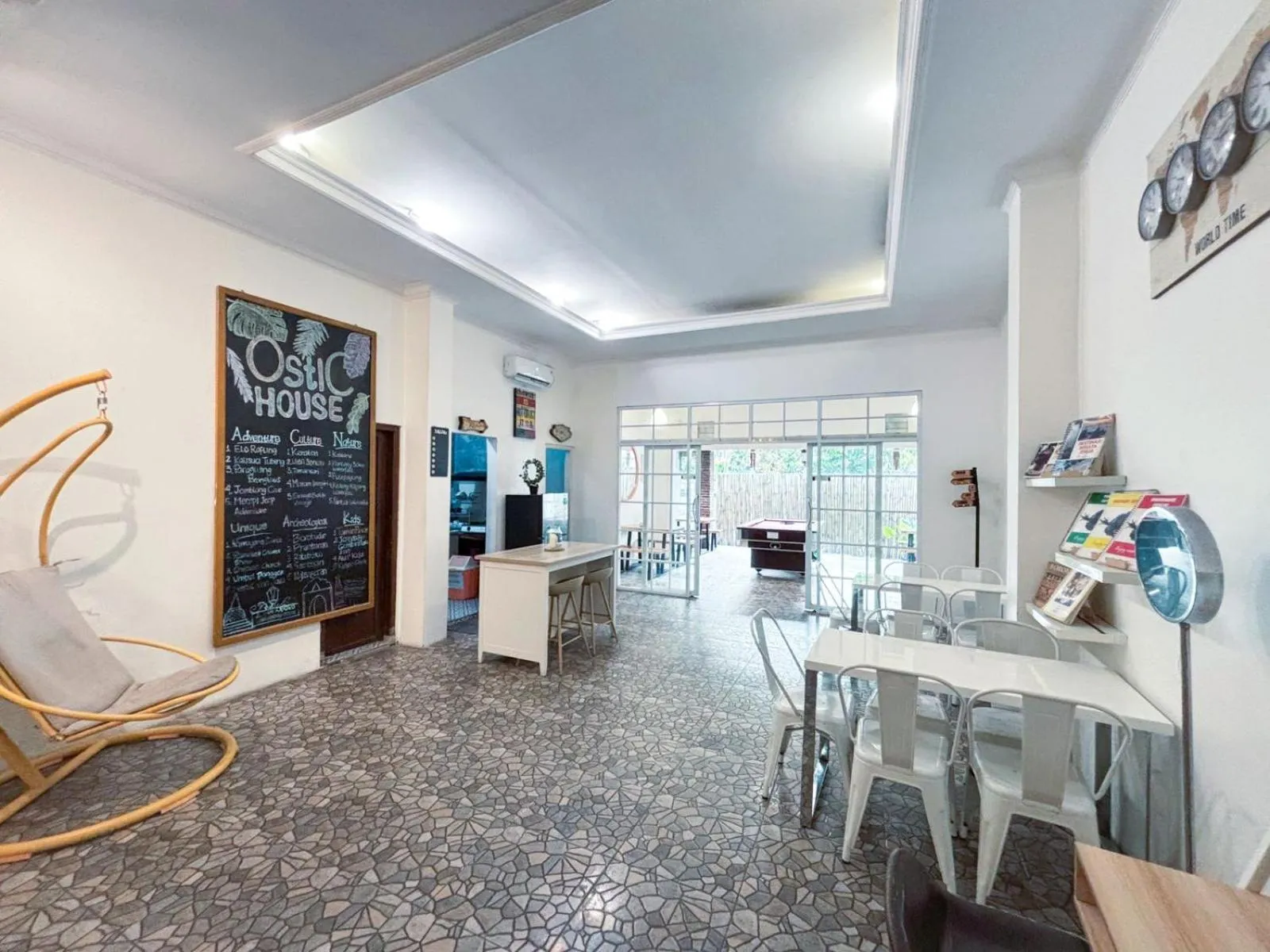 Area and facilities in OstiC House