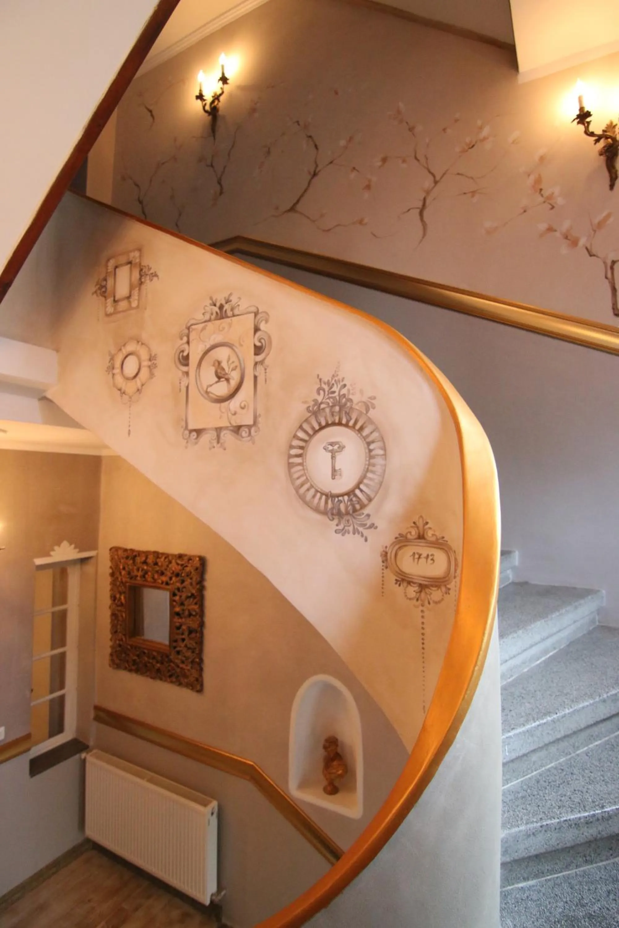 Lobby or reception in Vila Sibiu