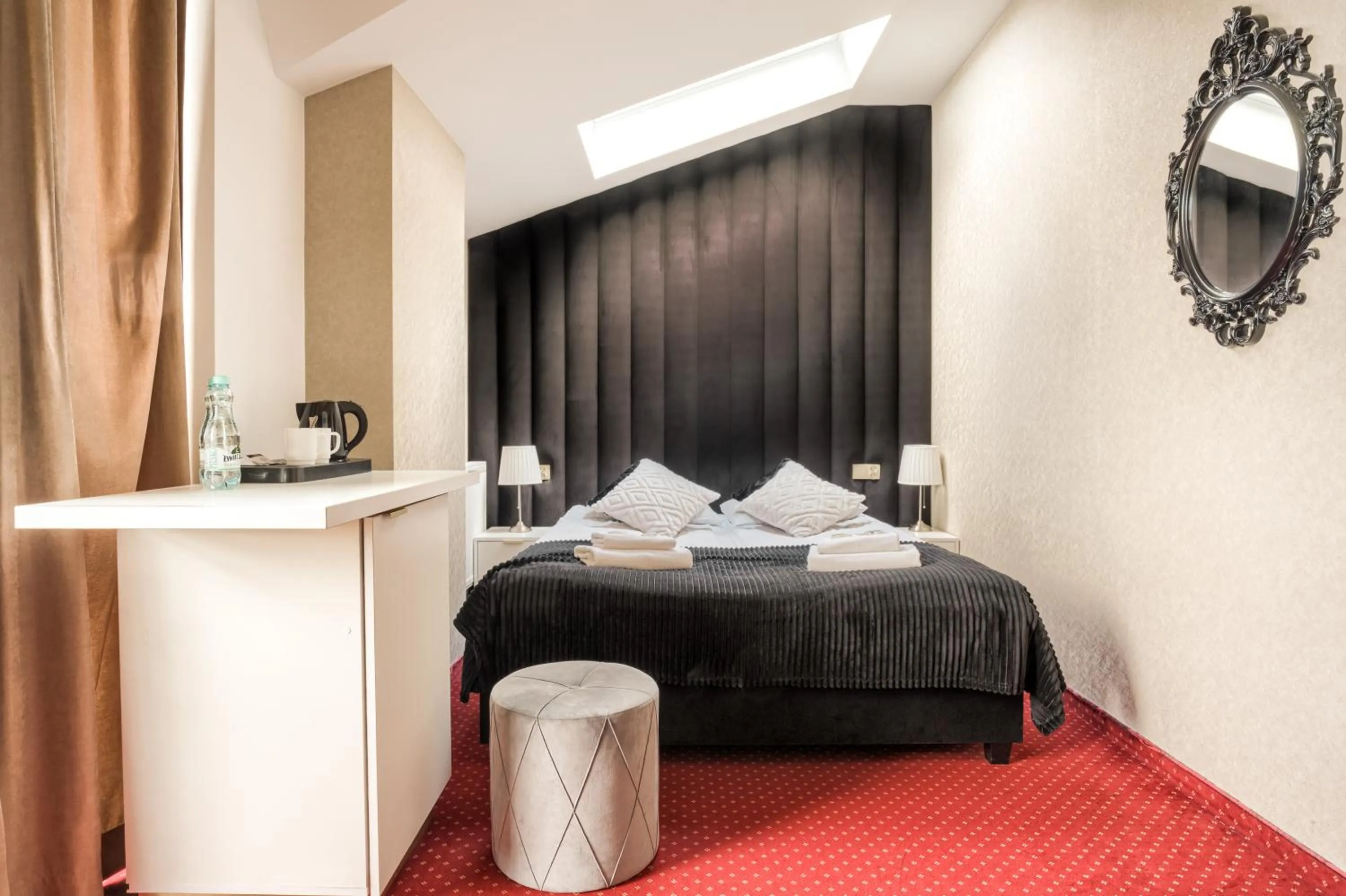 Bed in Dworek pod Giewontem - Jacuzzi & Sauna