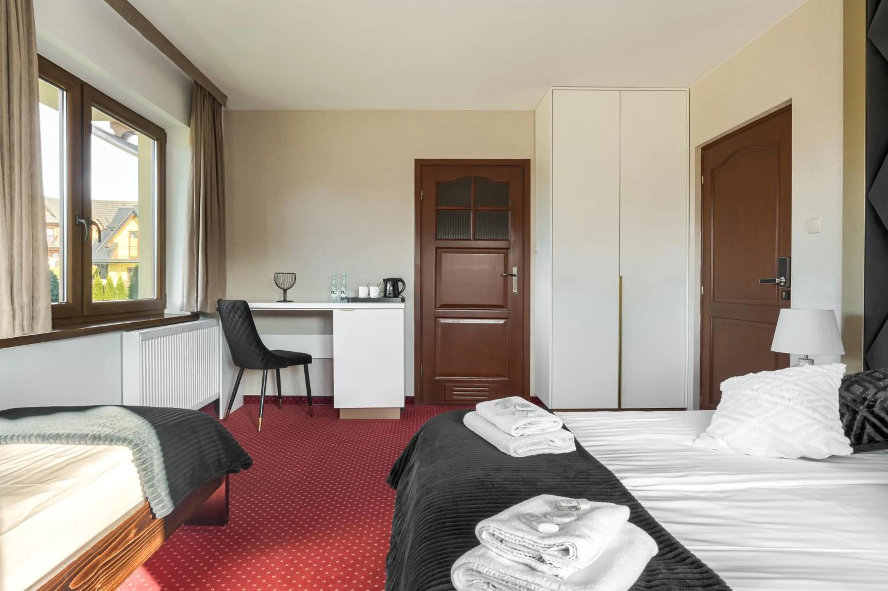 Bed in Dworek pod Giewontem - Jacuzzi & Sauna