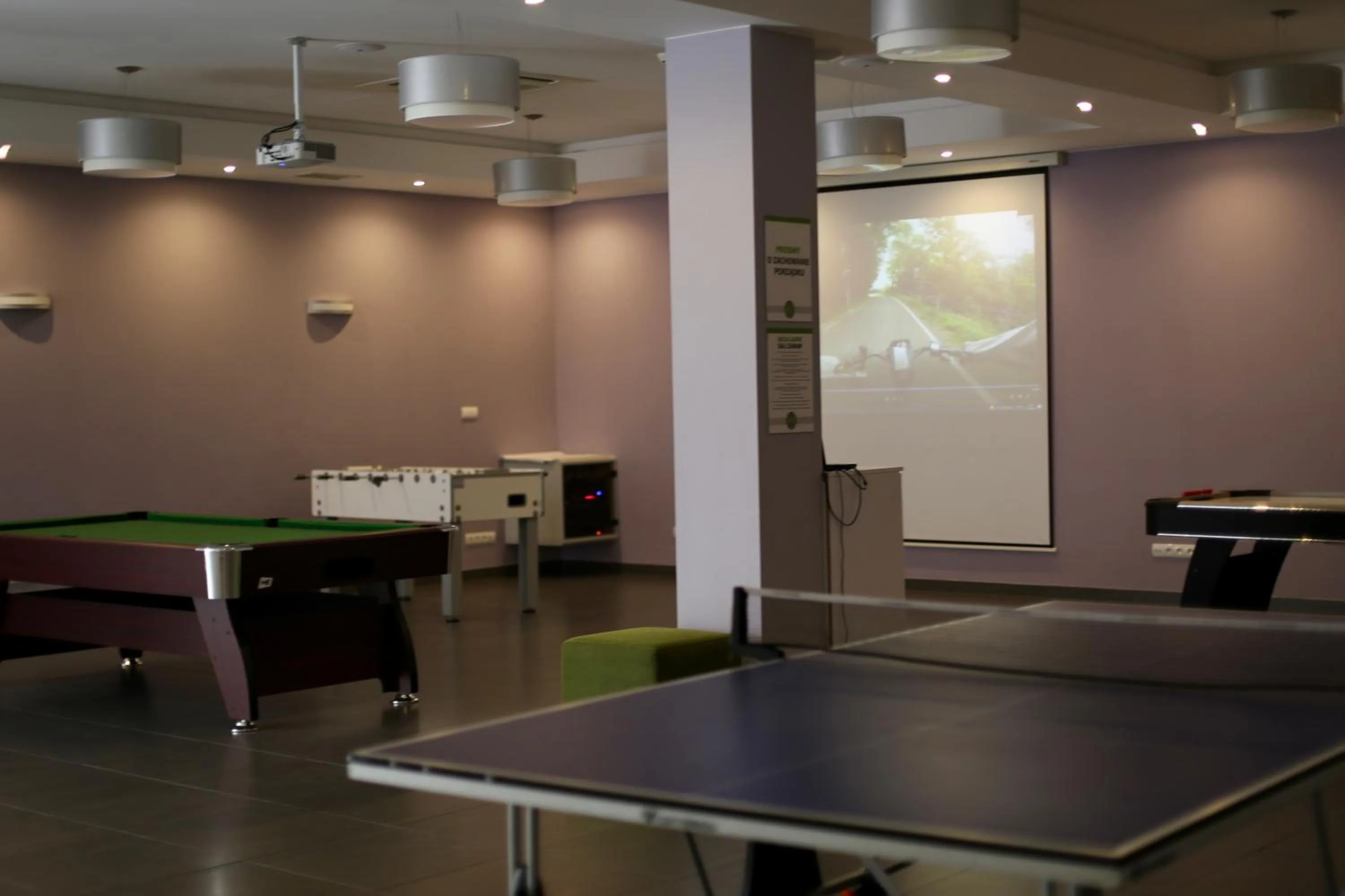 Game Room in Hotel Zacisze