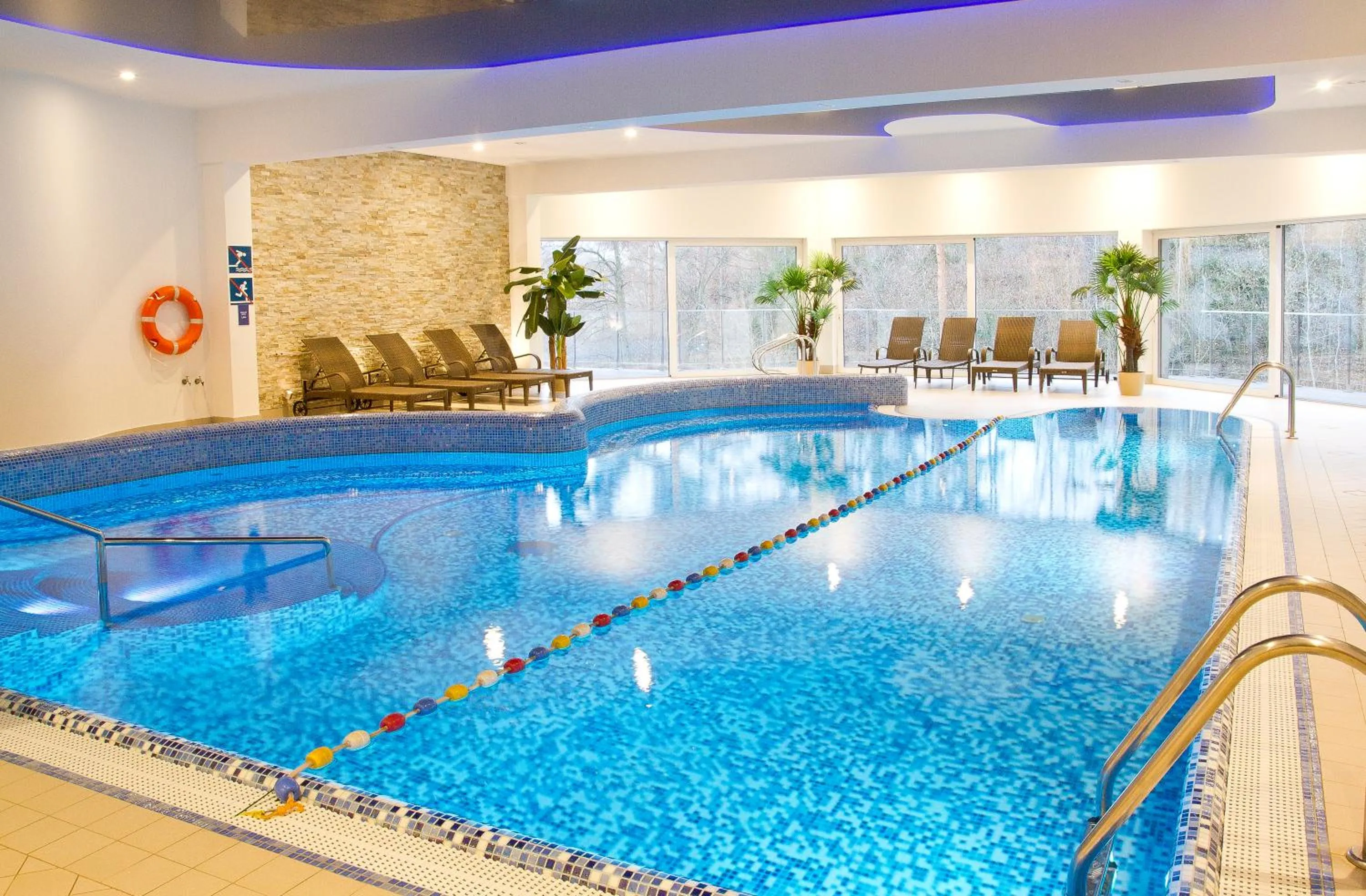 Pool view in Hotel Zacisze