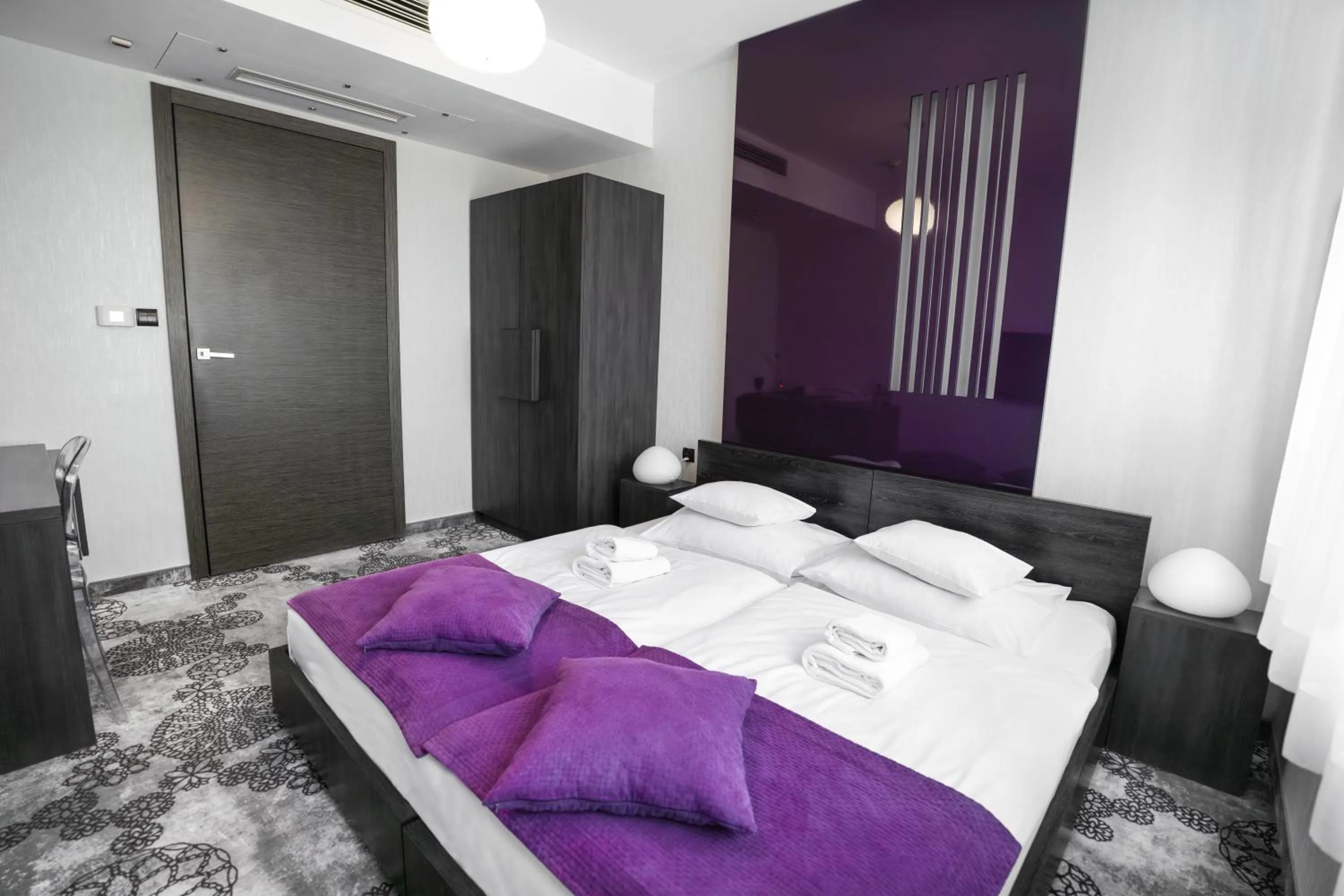 Bed in Hotel Zacisze