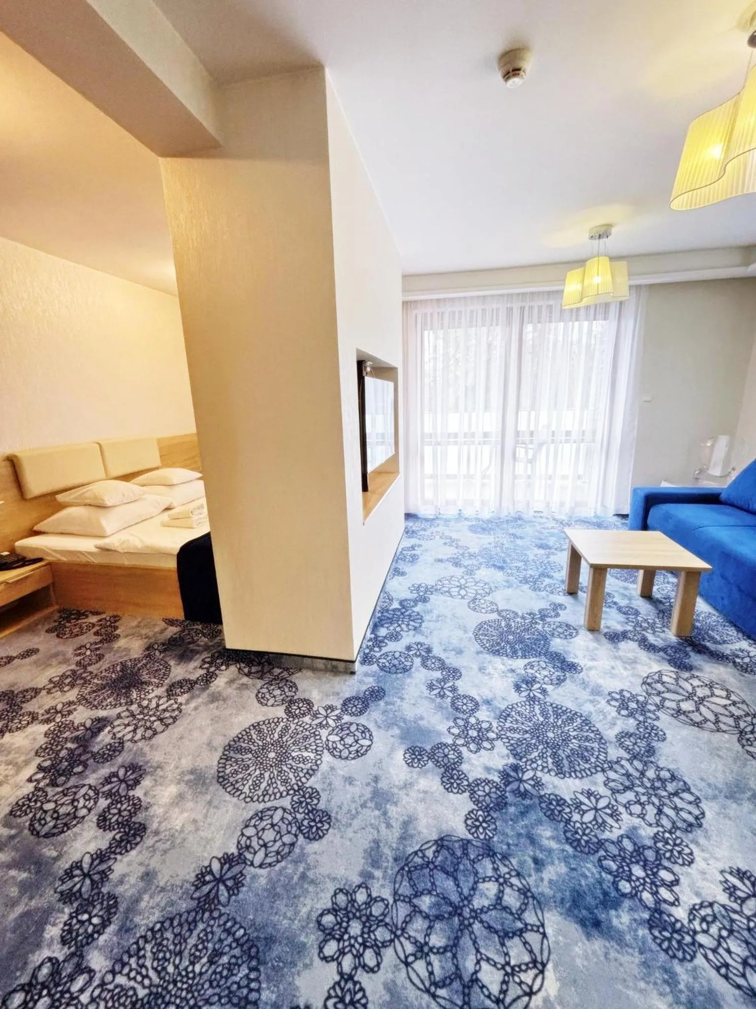 Bed in Hotel Zacisze