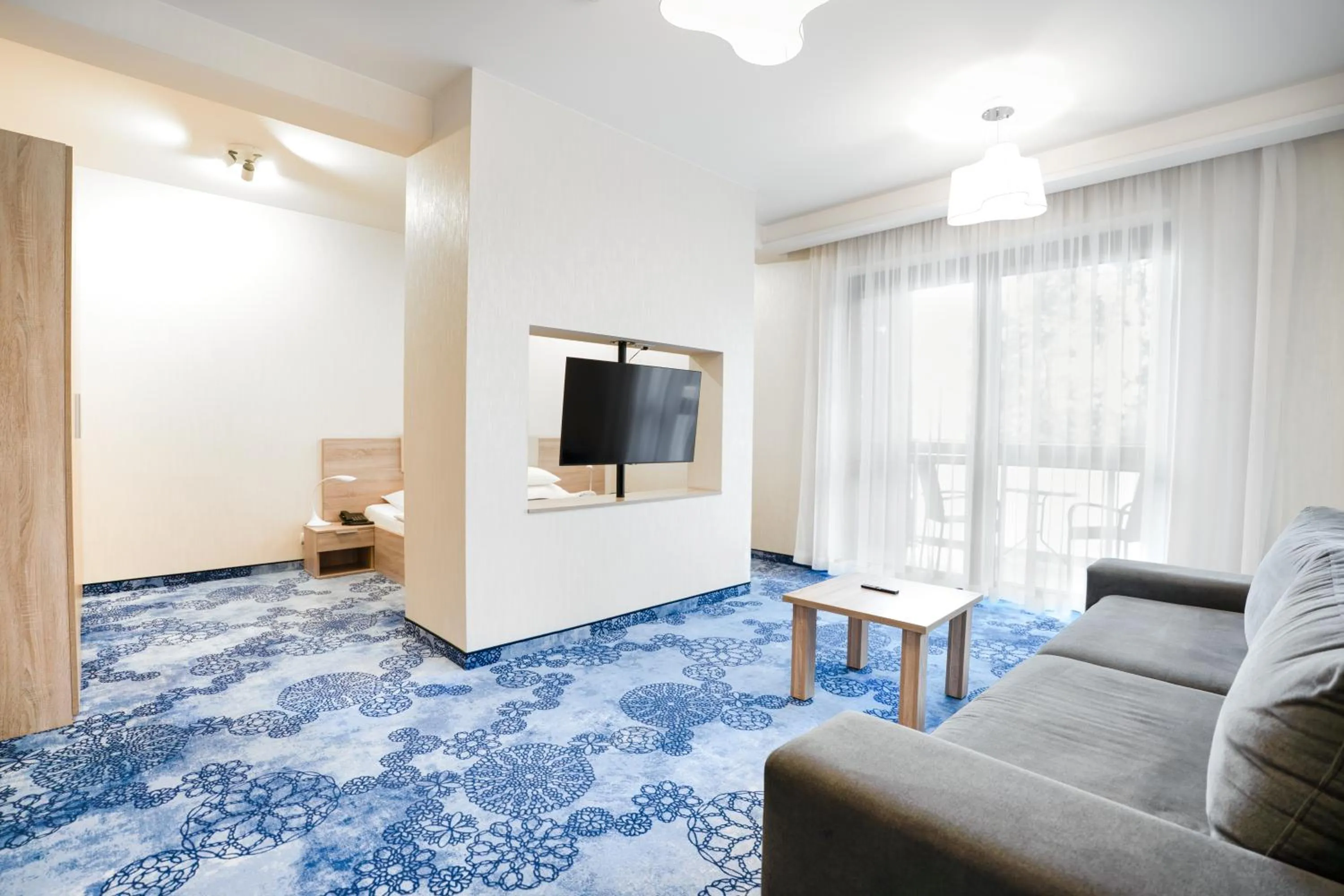 Communal lounge/ TV room in Hotel Zacisze