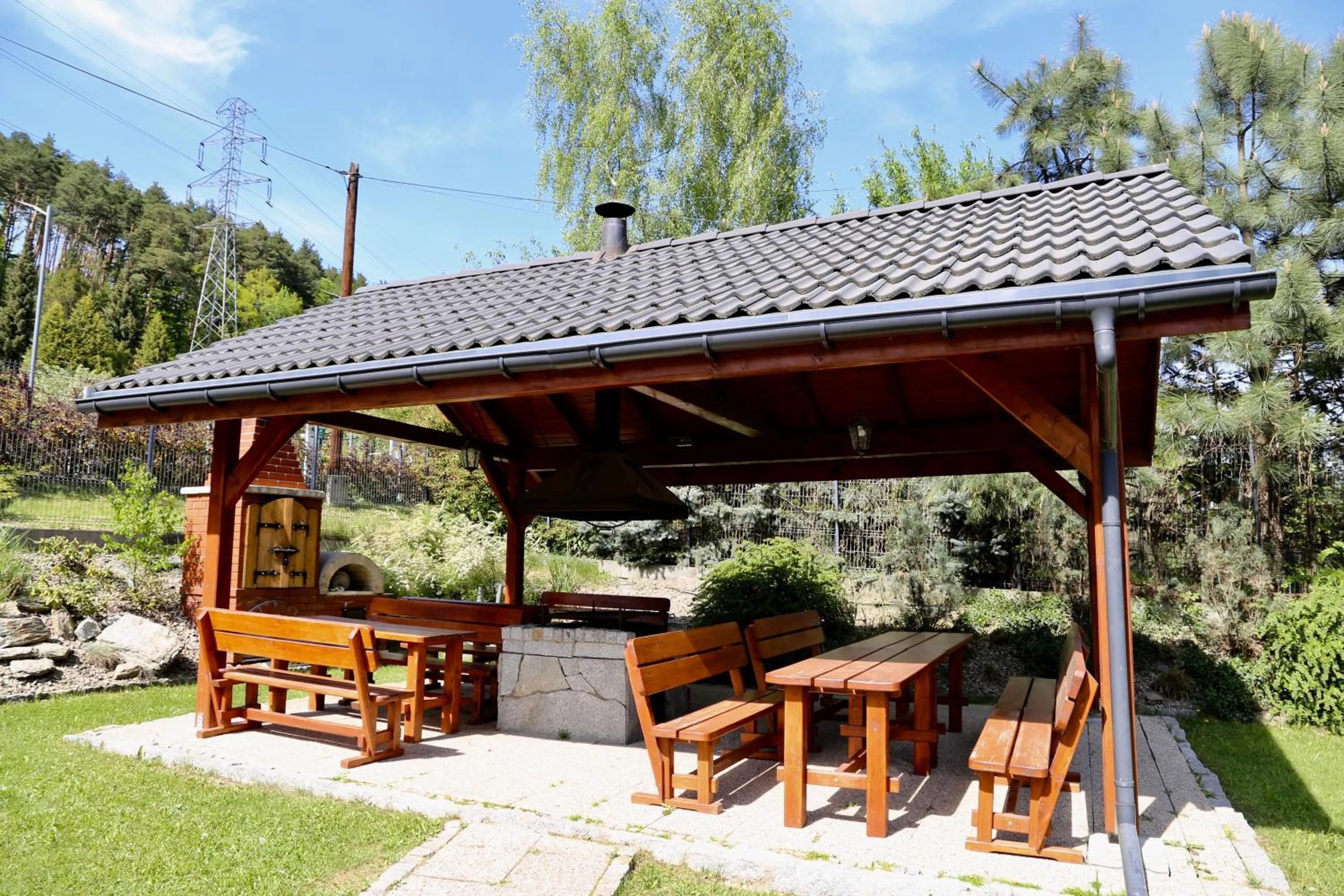 BBQ facilities in Hotel Zacisze