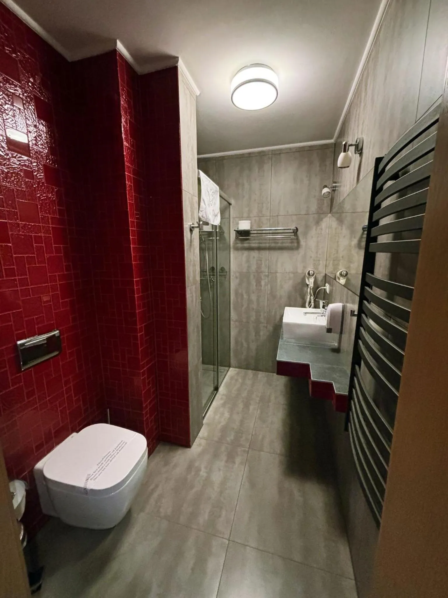 Shower in Hotel Zacisze