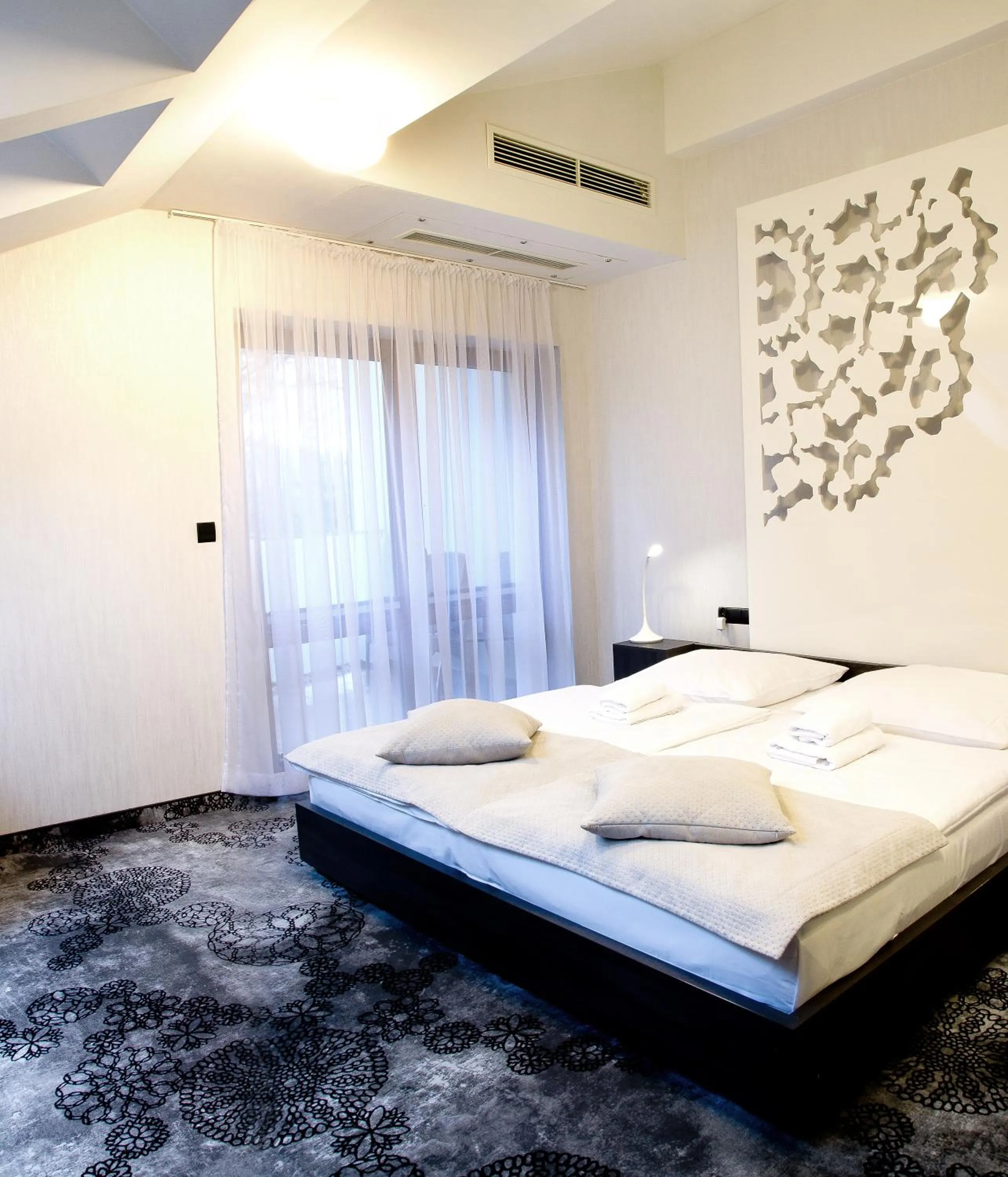 Bed in Hotel Zacisze