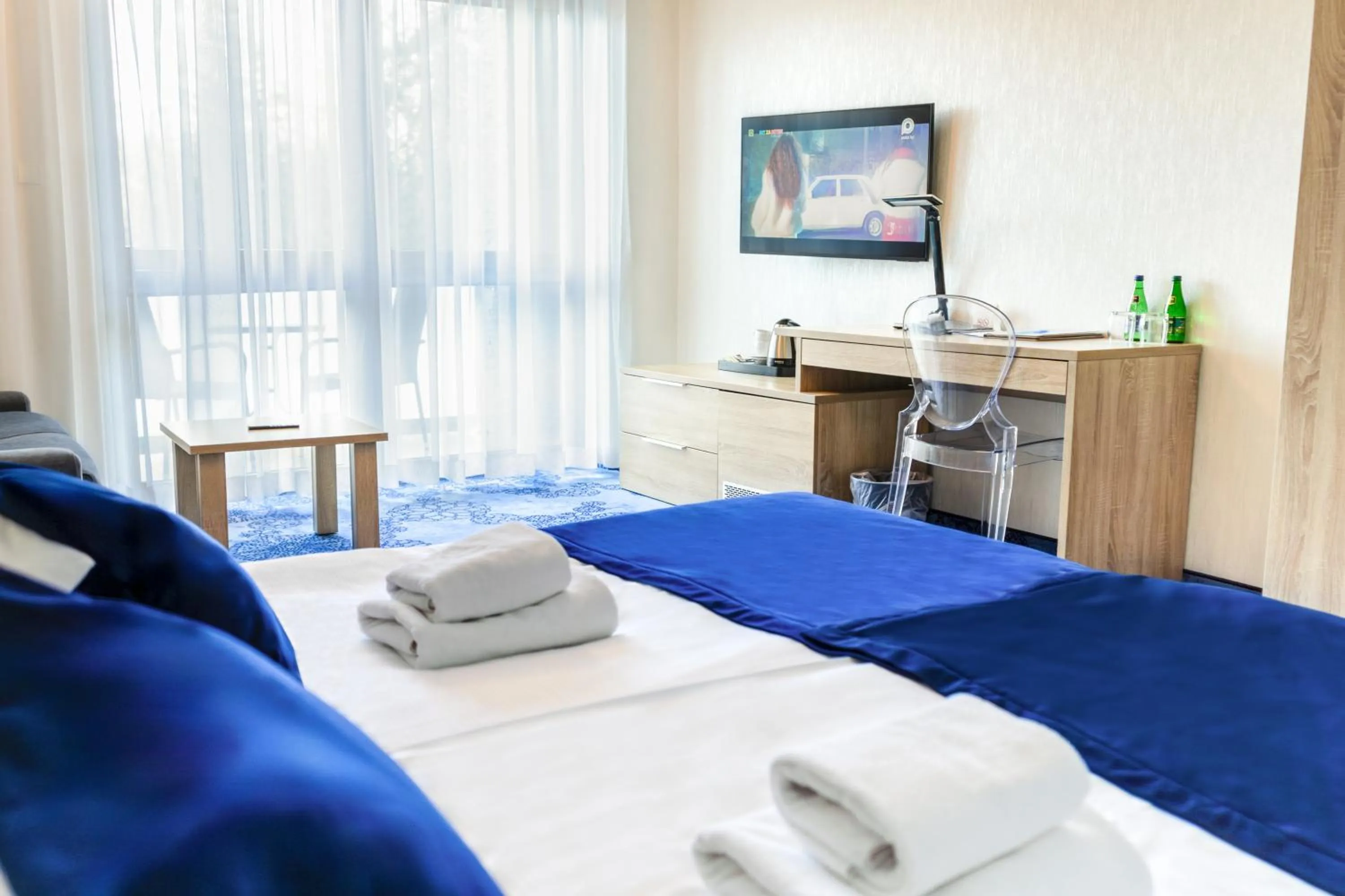 Bed in Hotel Zacisze