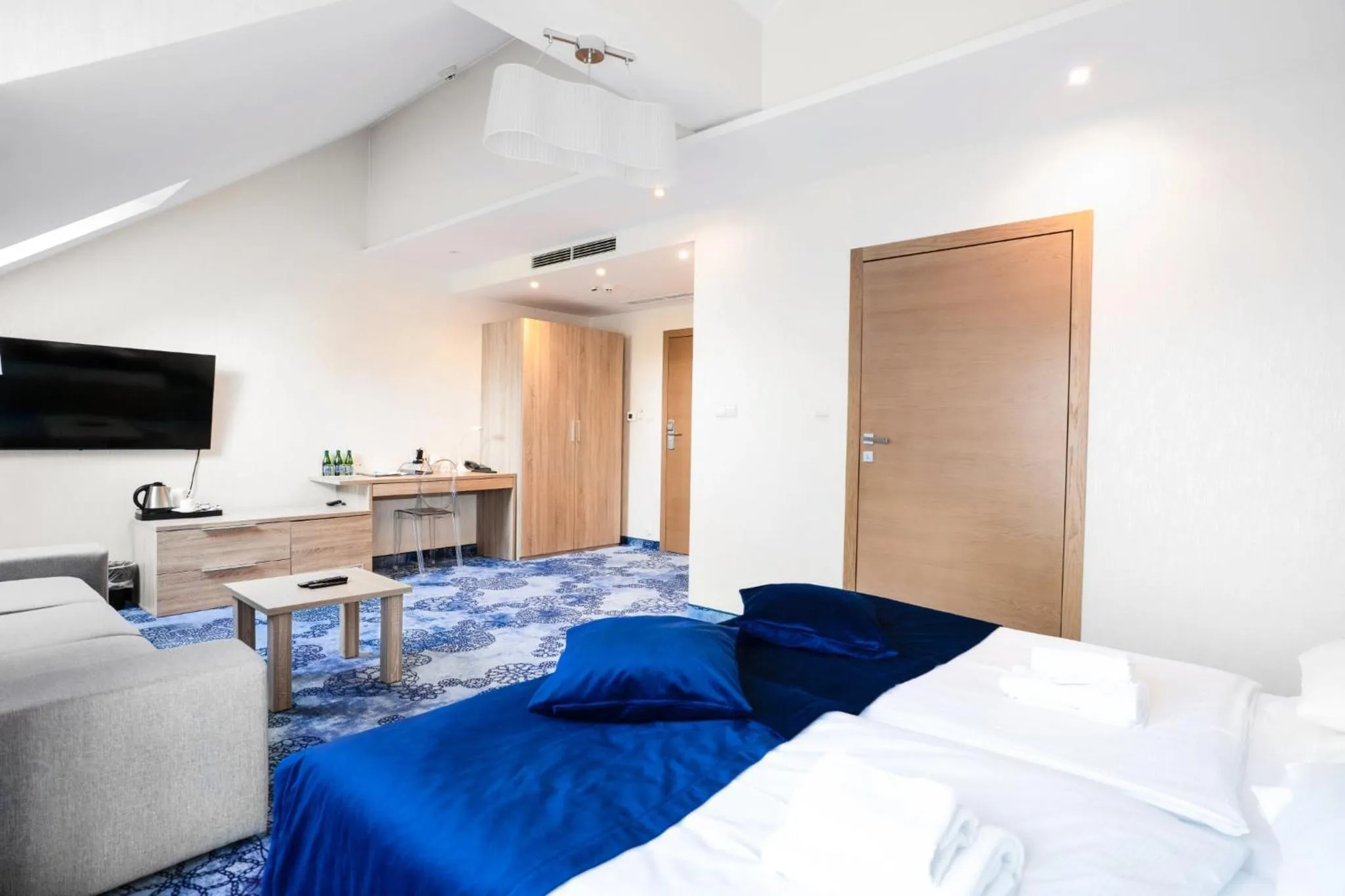 Bed in Hotel Zacisze