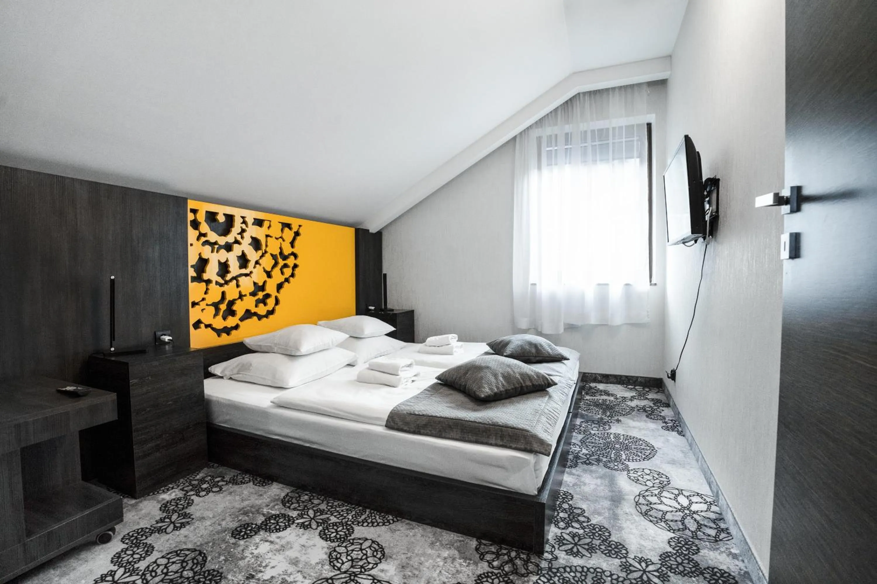 Bedroom, Bed in Hotel Zacisze