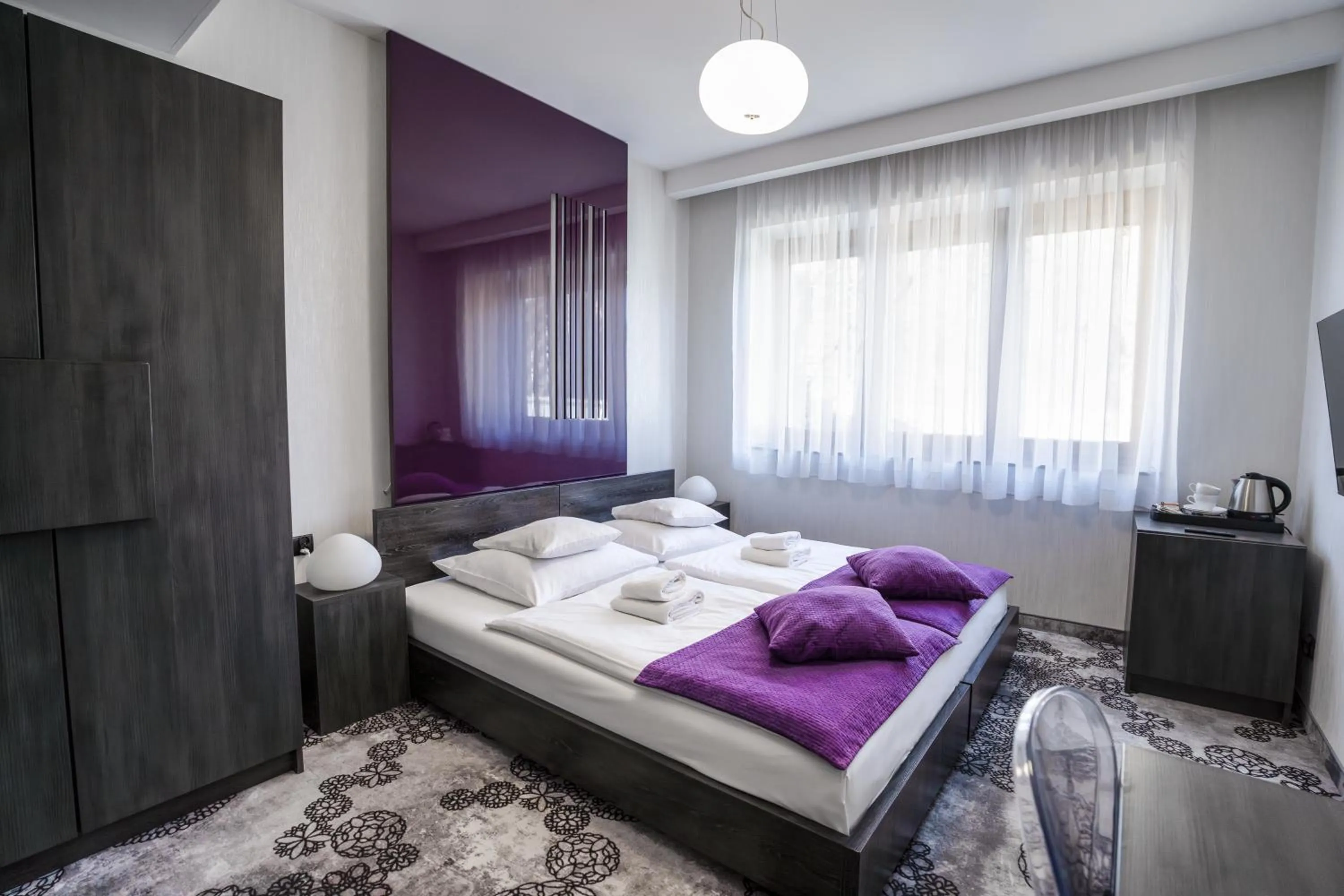 Bed in Hotel Zacisze