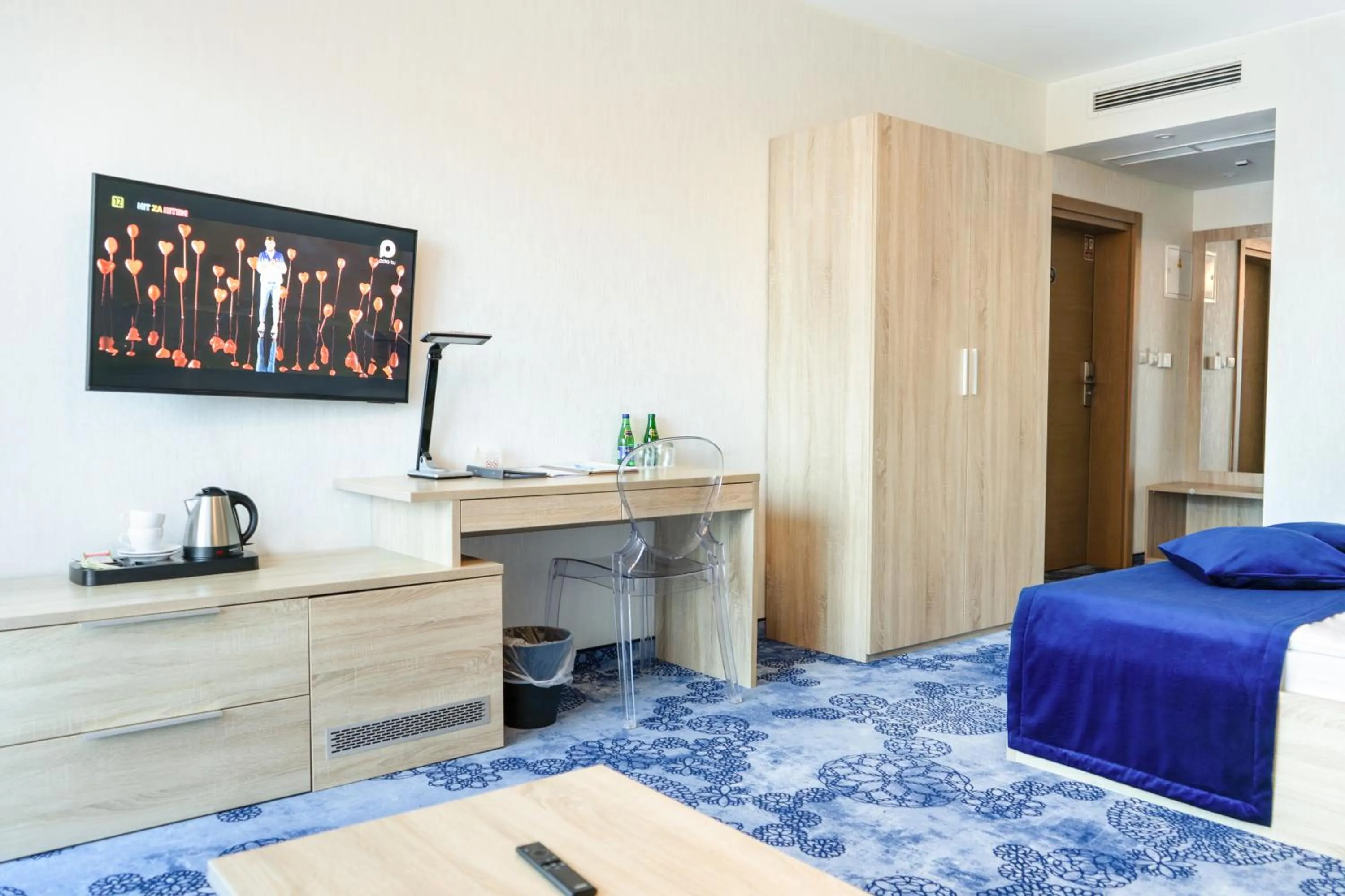 Bed in Hotel Zacisze