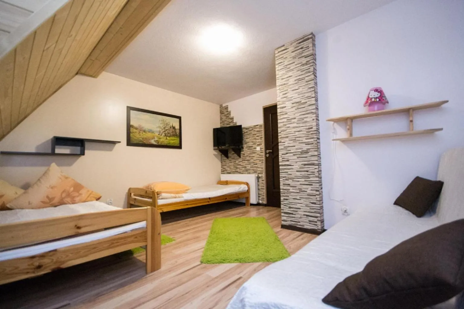 Bed in Ciukrowa Chatka Sauna & Jacuzzi