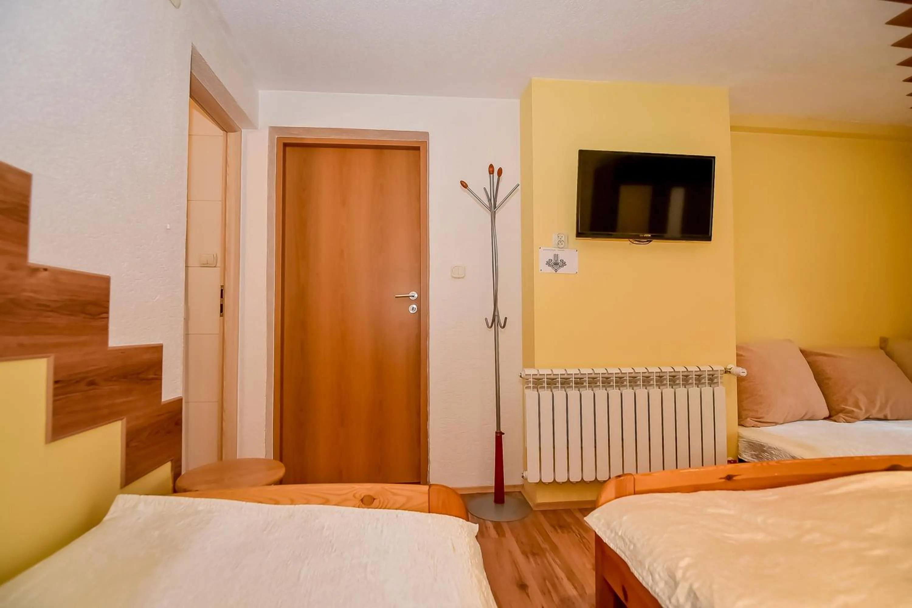 Bed in Ciukrowa Chatka Sauna & Jacuzzi