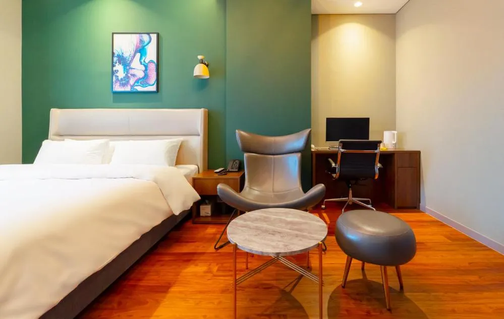 Bed in Suwon Partyz Hotel