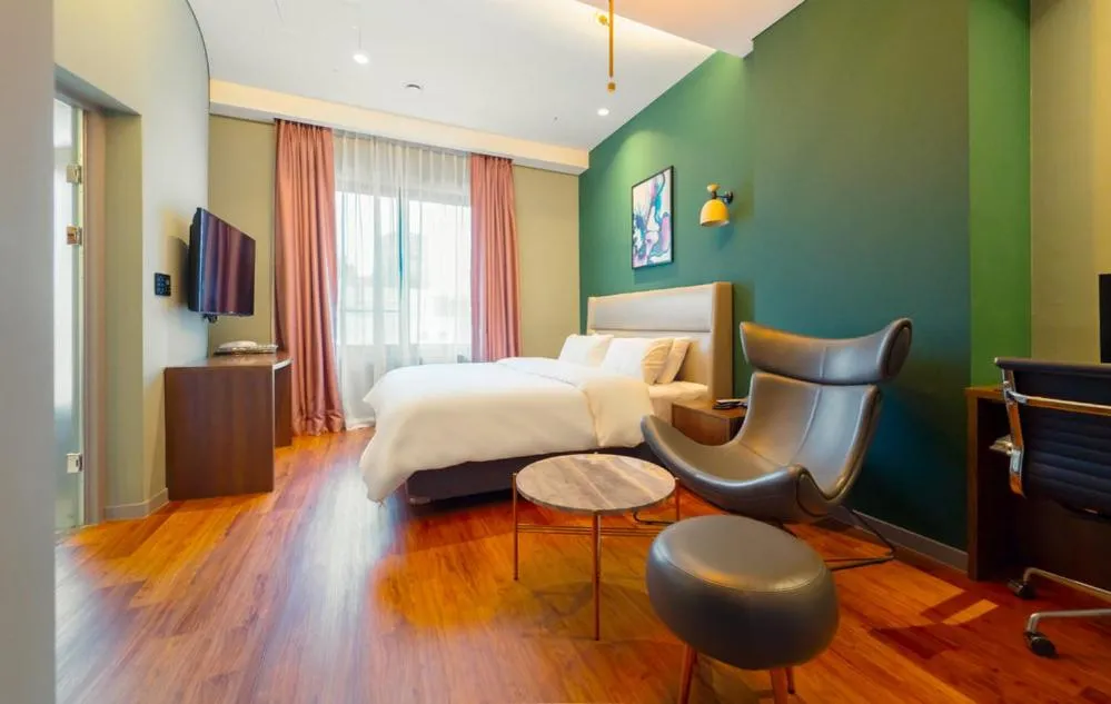 Bed in Suwon Partyz Hotel