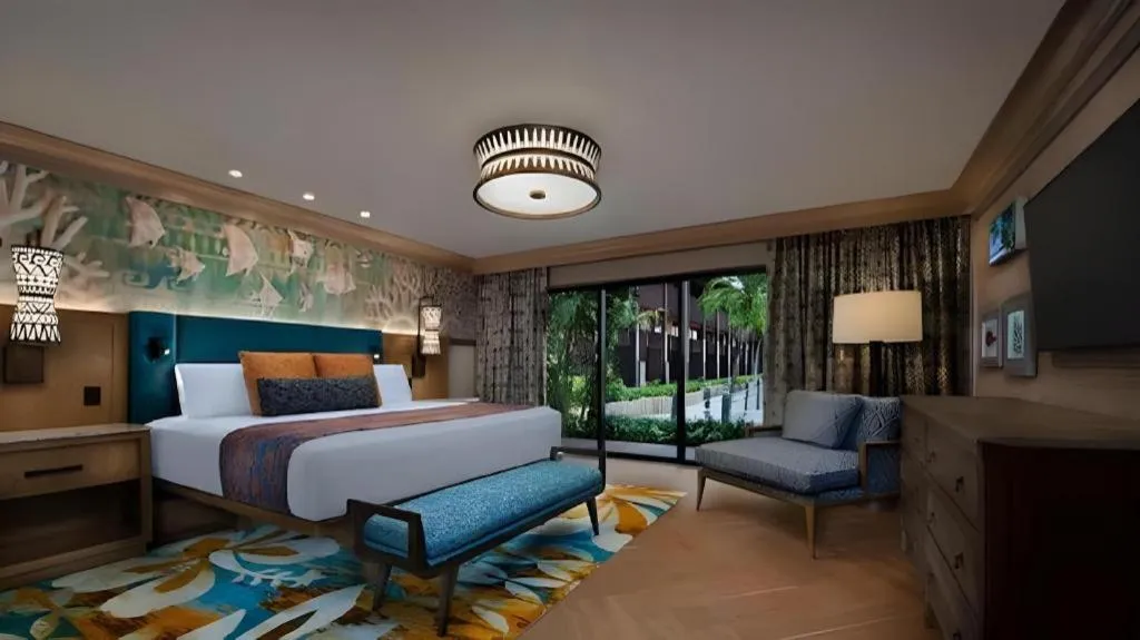 Bed in Disney's Polynesian Village Resort