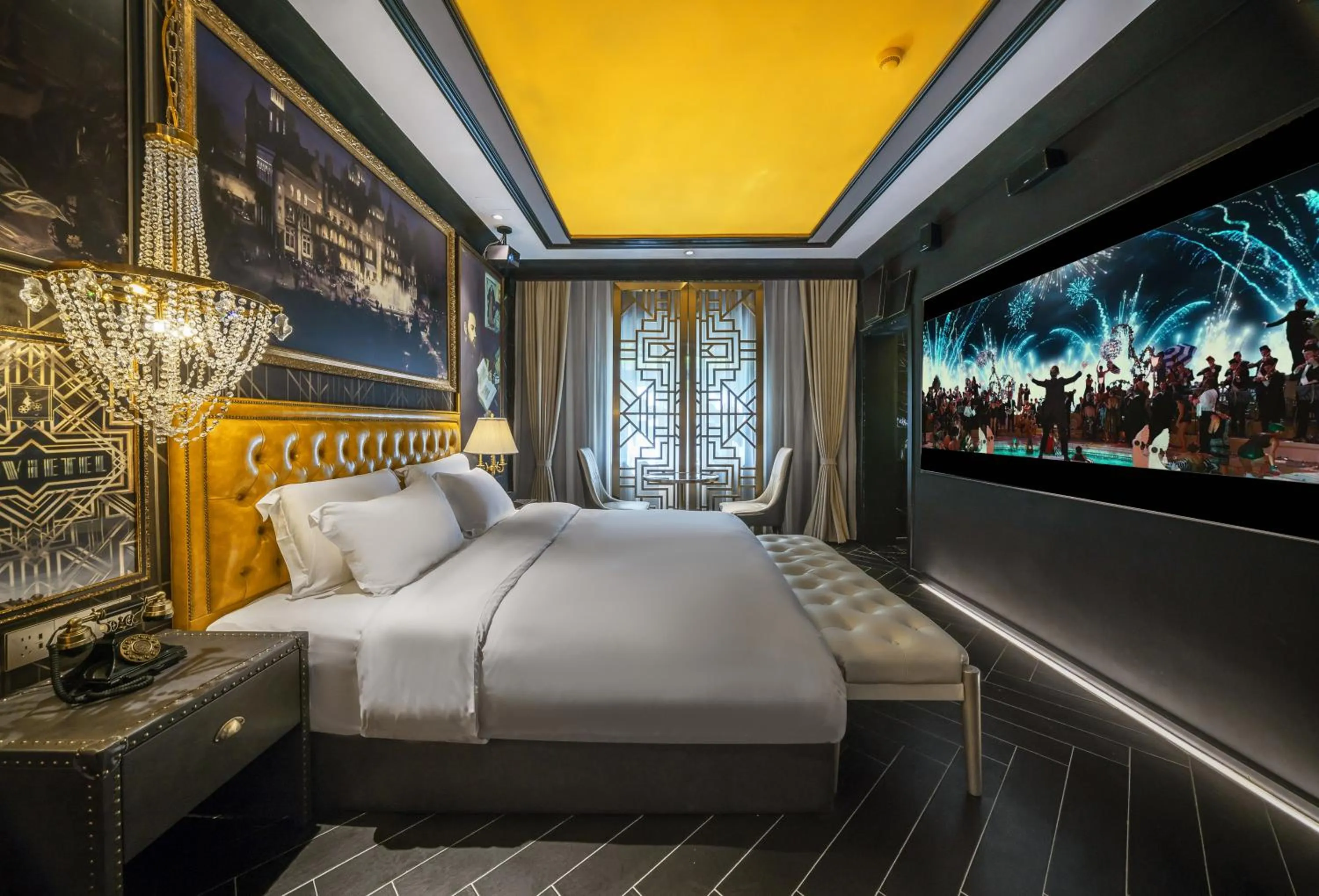 Bed in Movietel Hangzhou