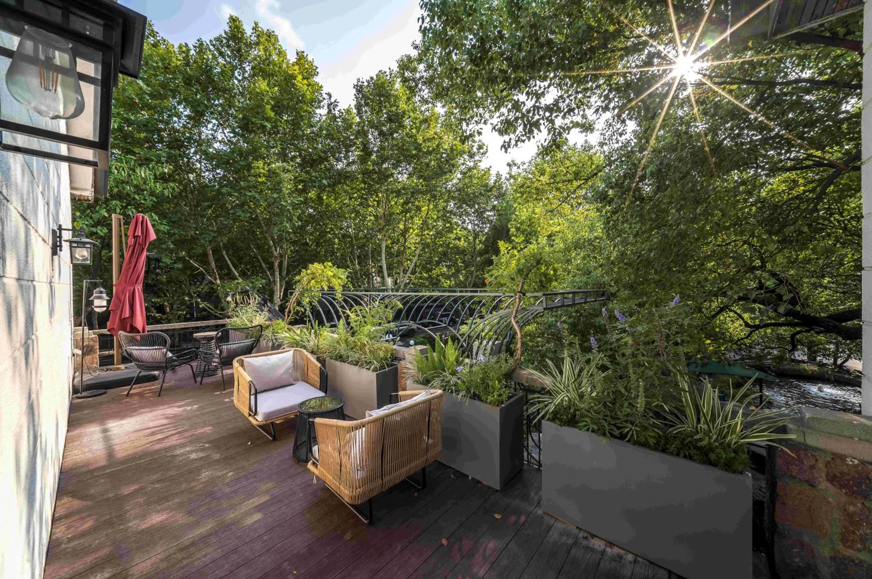 Balcony/Terrace in Movietel Hangzhou