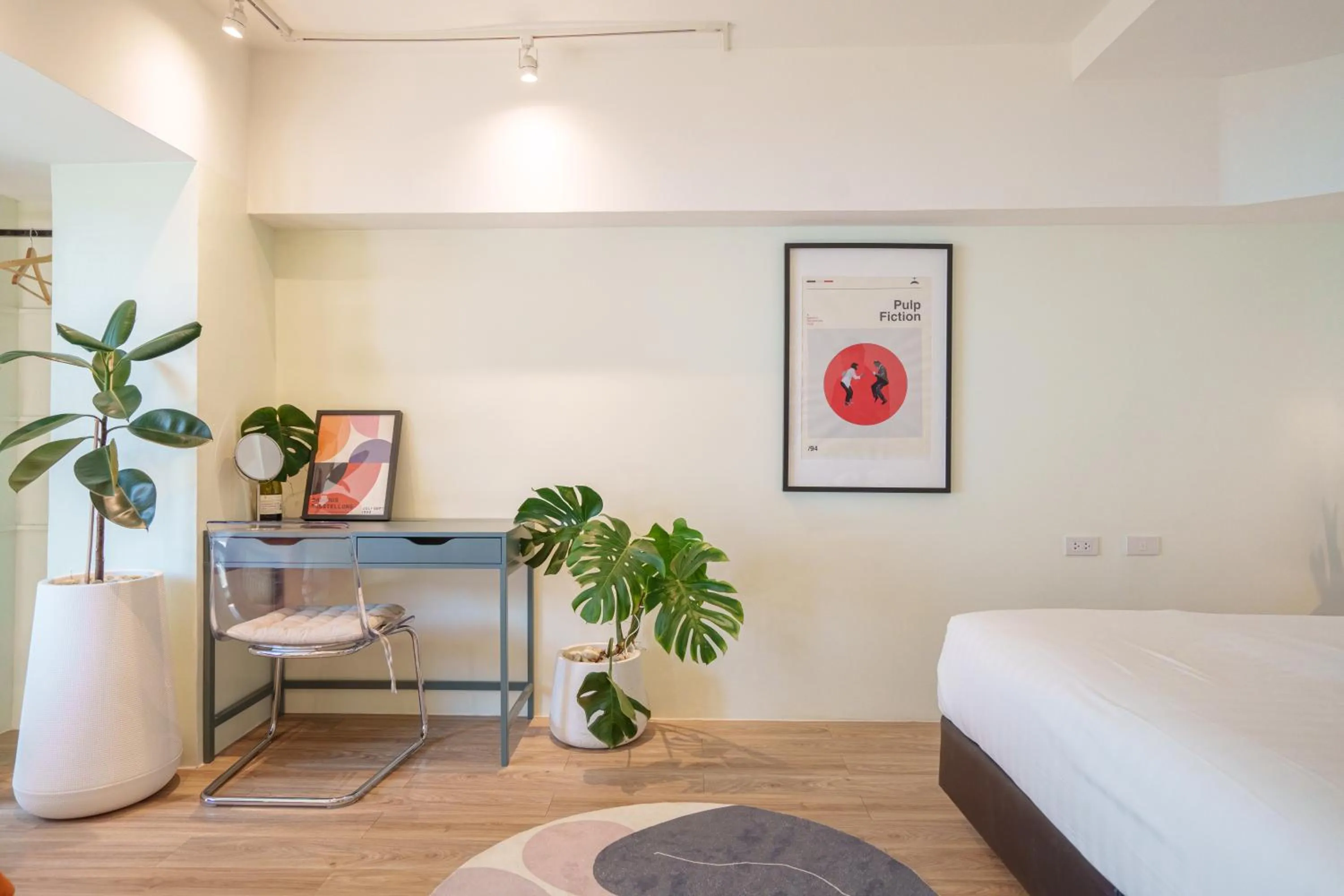 Bed in Gecko EYE Hotel