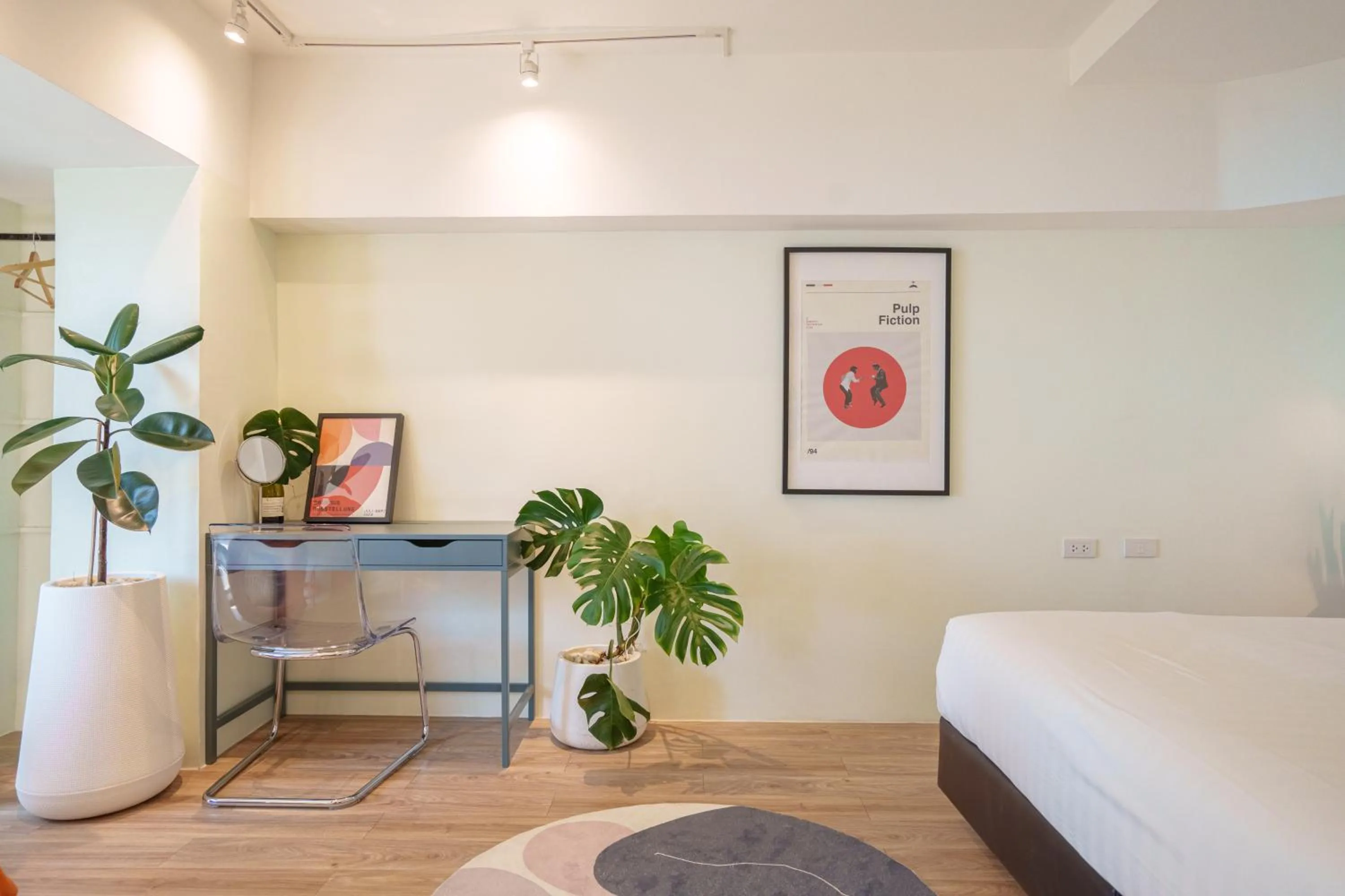 Bed in Gecko EYE Hotel