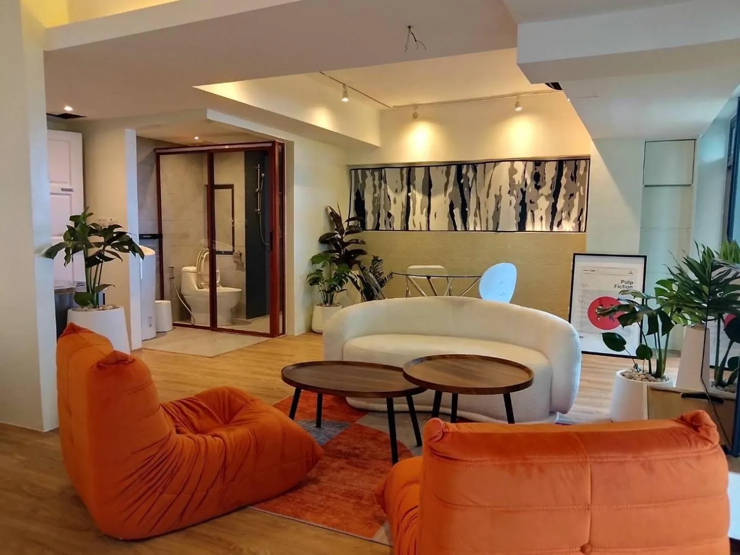 Living room in Gecko EYE Hotel