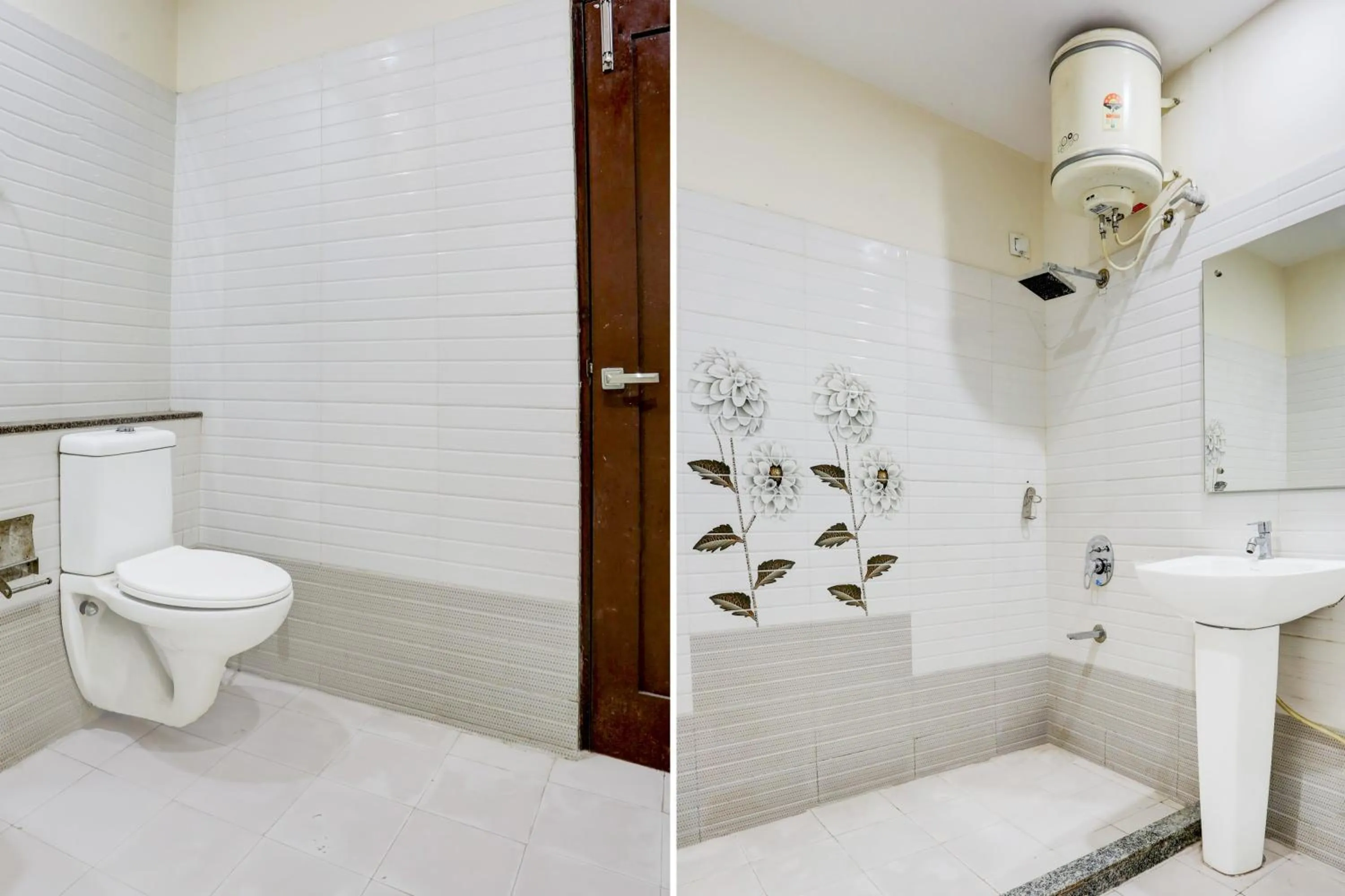 Bathroom in Hotel O Lohgarh Road Zirakpur Formerly JB Plaza