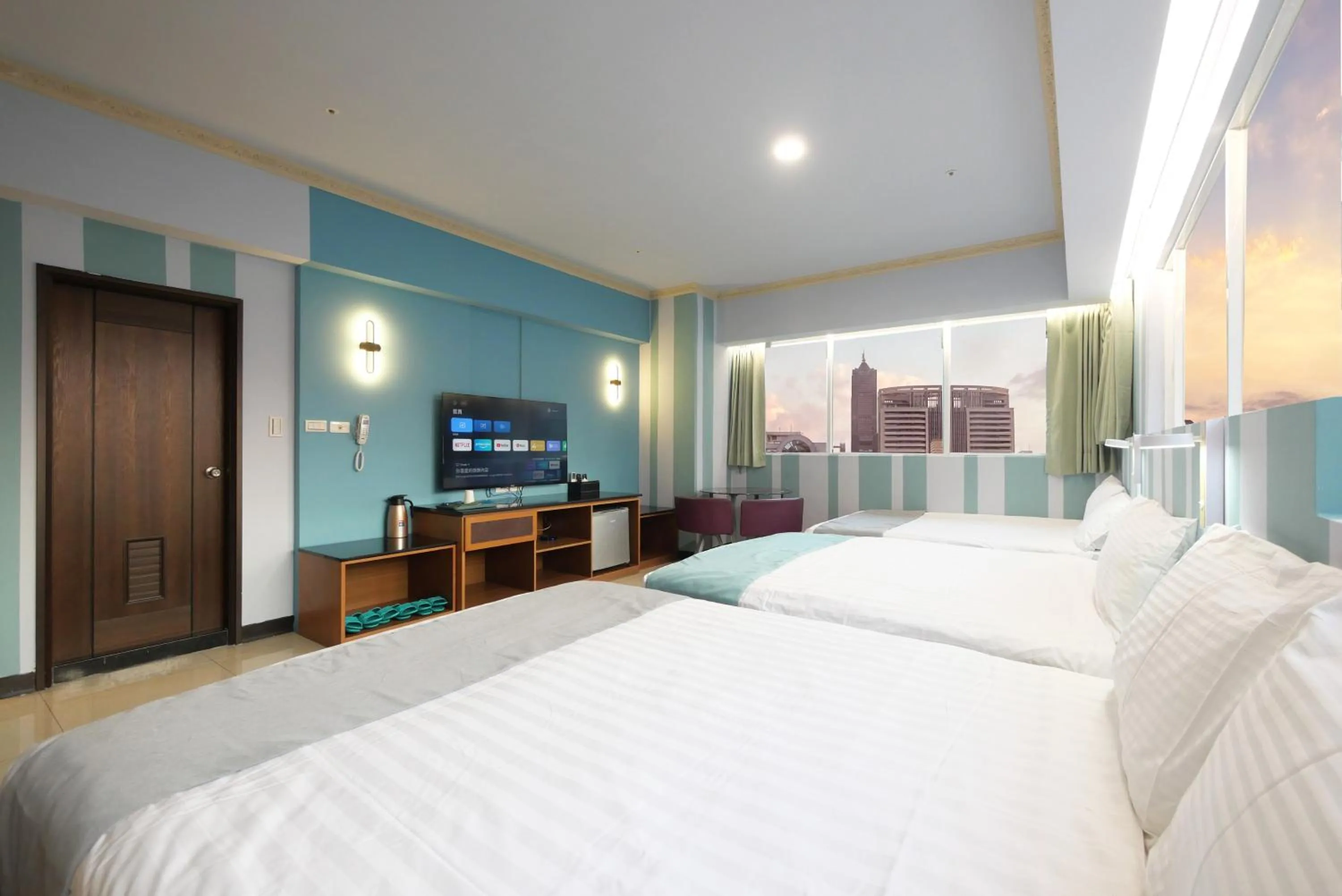 Bed in I Hi Loveriver Hotel