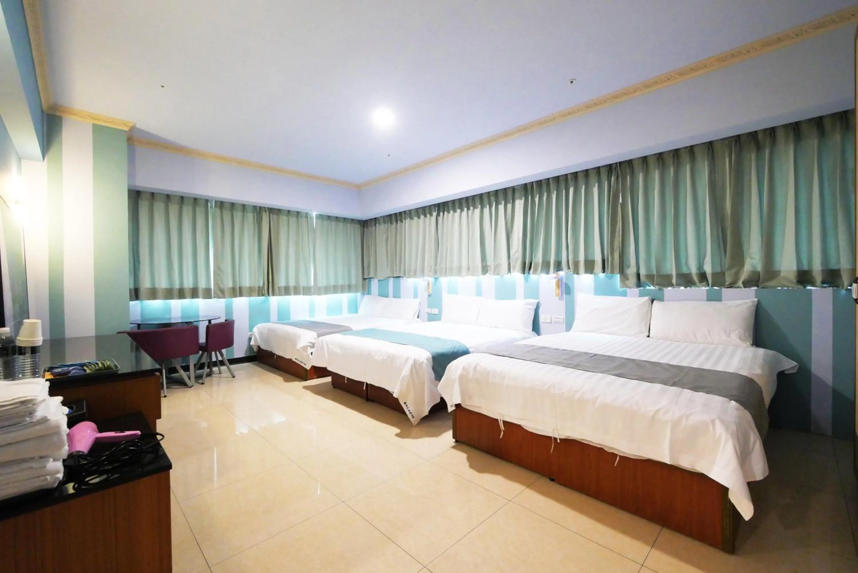 Bed in I Hi Loveriver Hotel